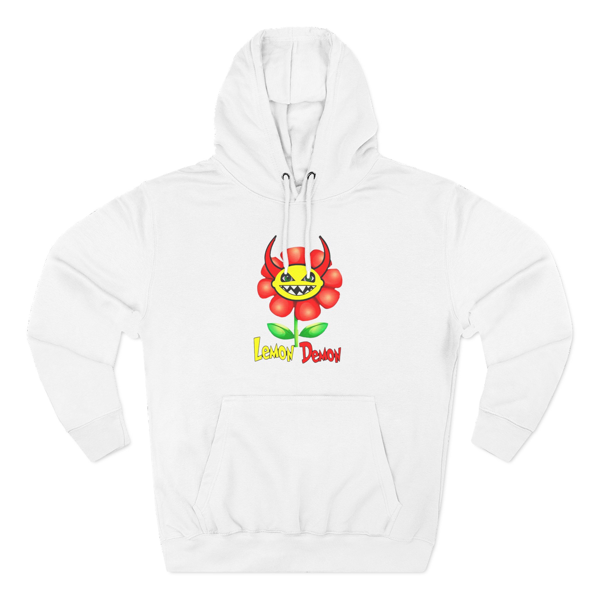 Lemon Demon Flower Three-Panel Fleece Hoodie