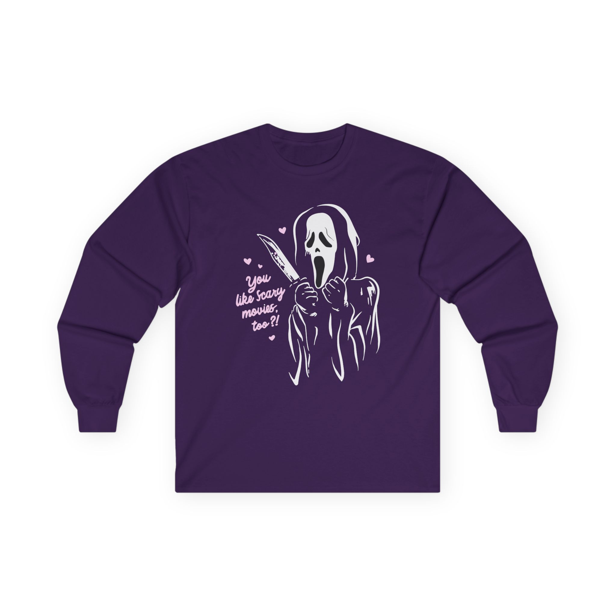 Ghostface You Like Scary Movies Too? Unisex Ultra Cotton Long Sleeve Tee