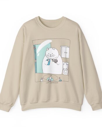 William Osman cat warehouse Unisex Heavy Blend™ Crewneck Sweatshirt