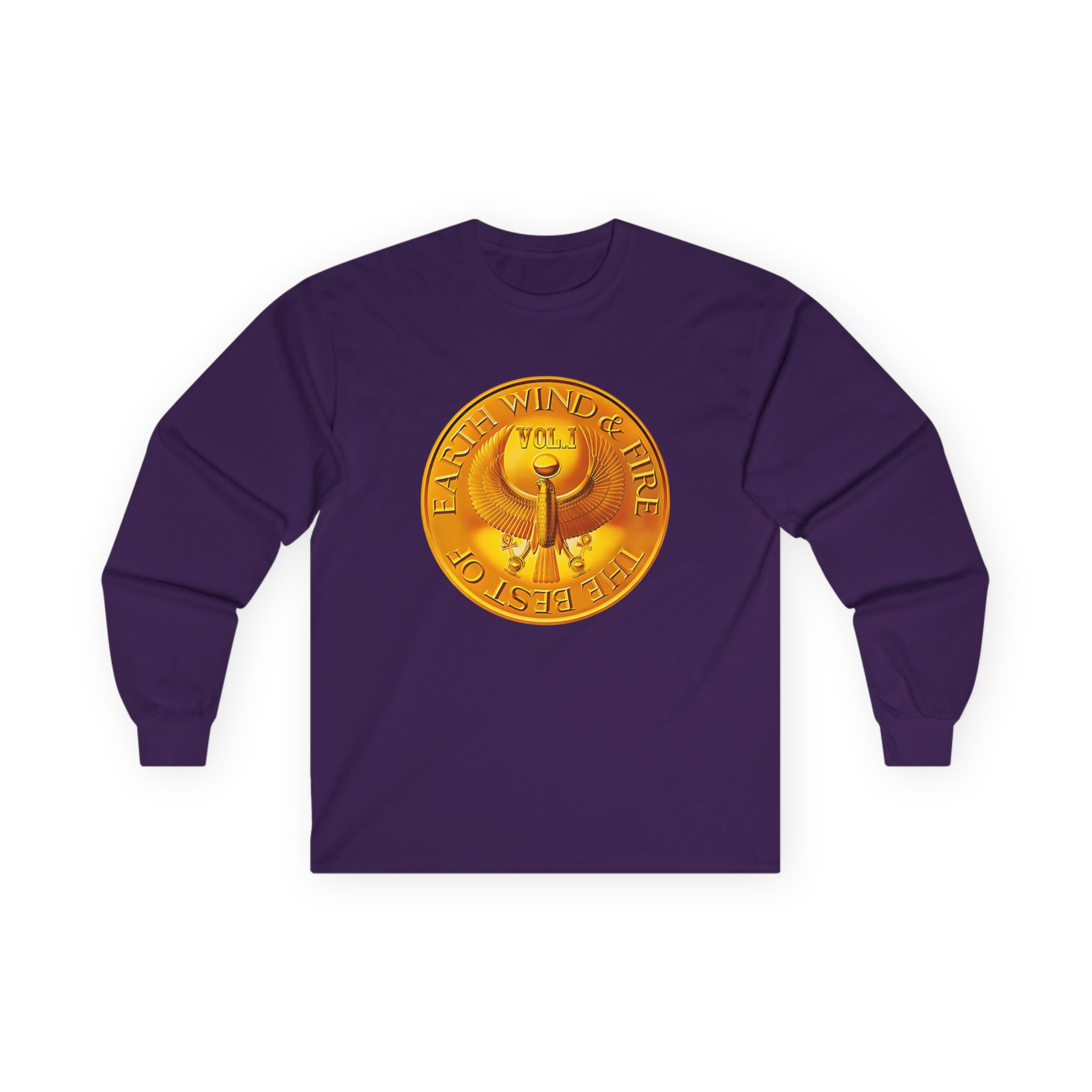 Earth Wind & Fire Medallion Teal Unisex Ultra Cotton Long Sleeve Tee