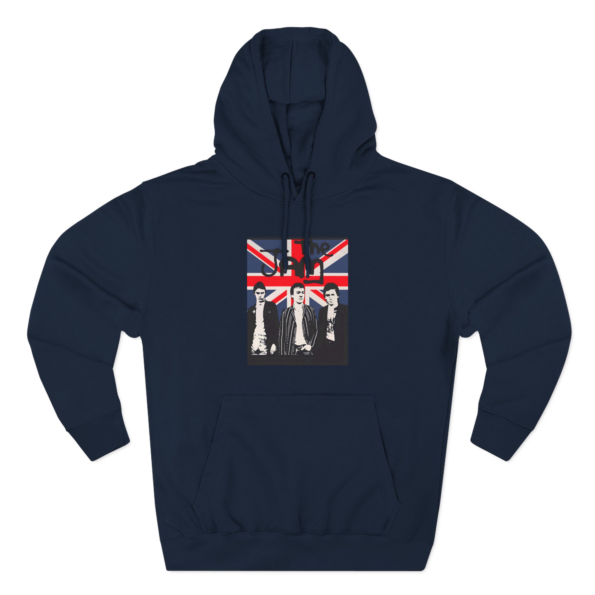 TJ British Flag Three-Panel Fleece Hoodie