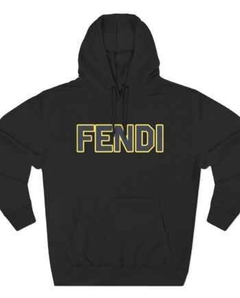 Mula B Fendi Three-Panel Fleece Hoodie
