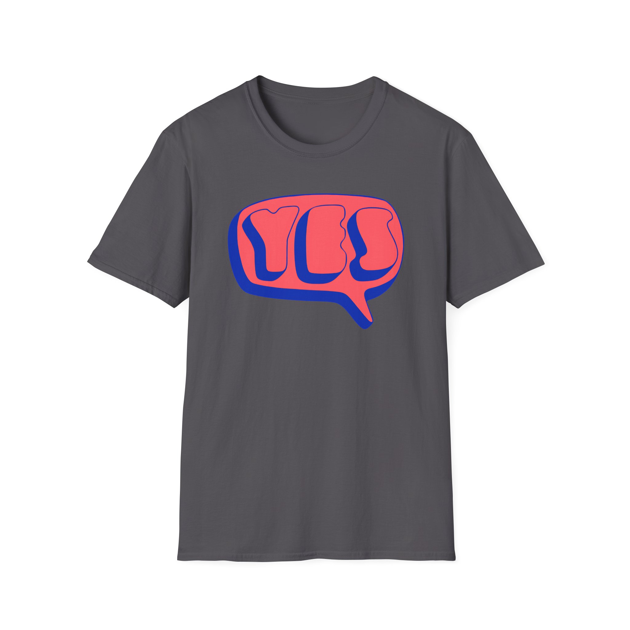 Yes Word Bubble Unisex Softstyle T-Shirt