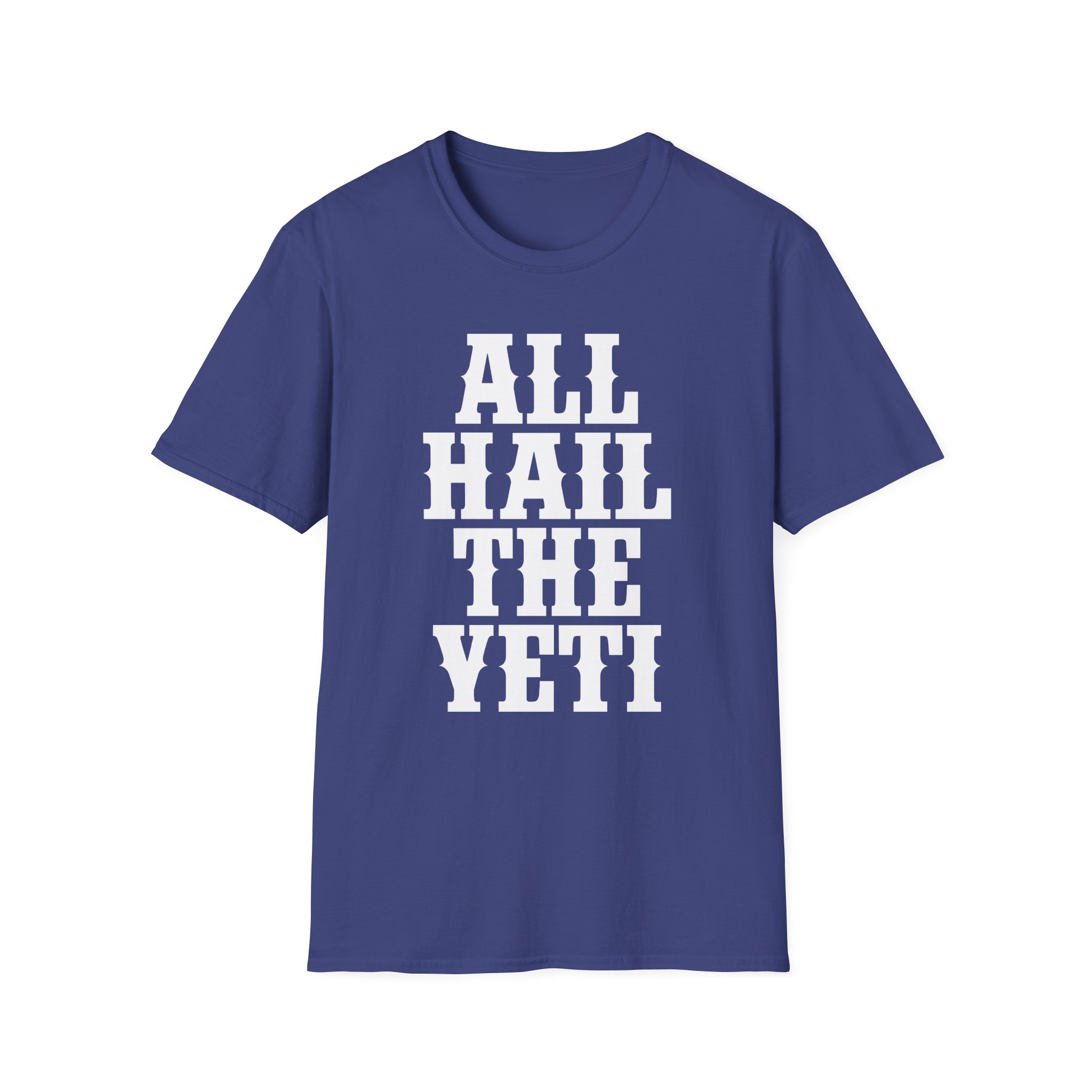 All Hail the Yeti Logo Unisex Softstyle T-Shirt