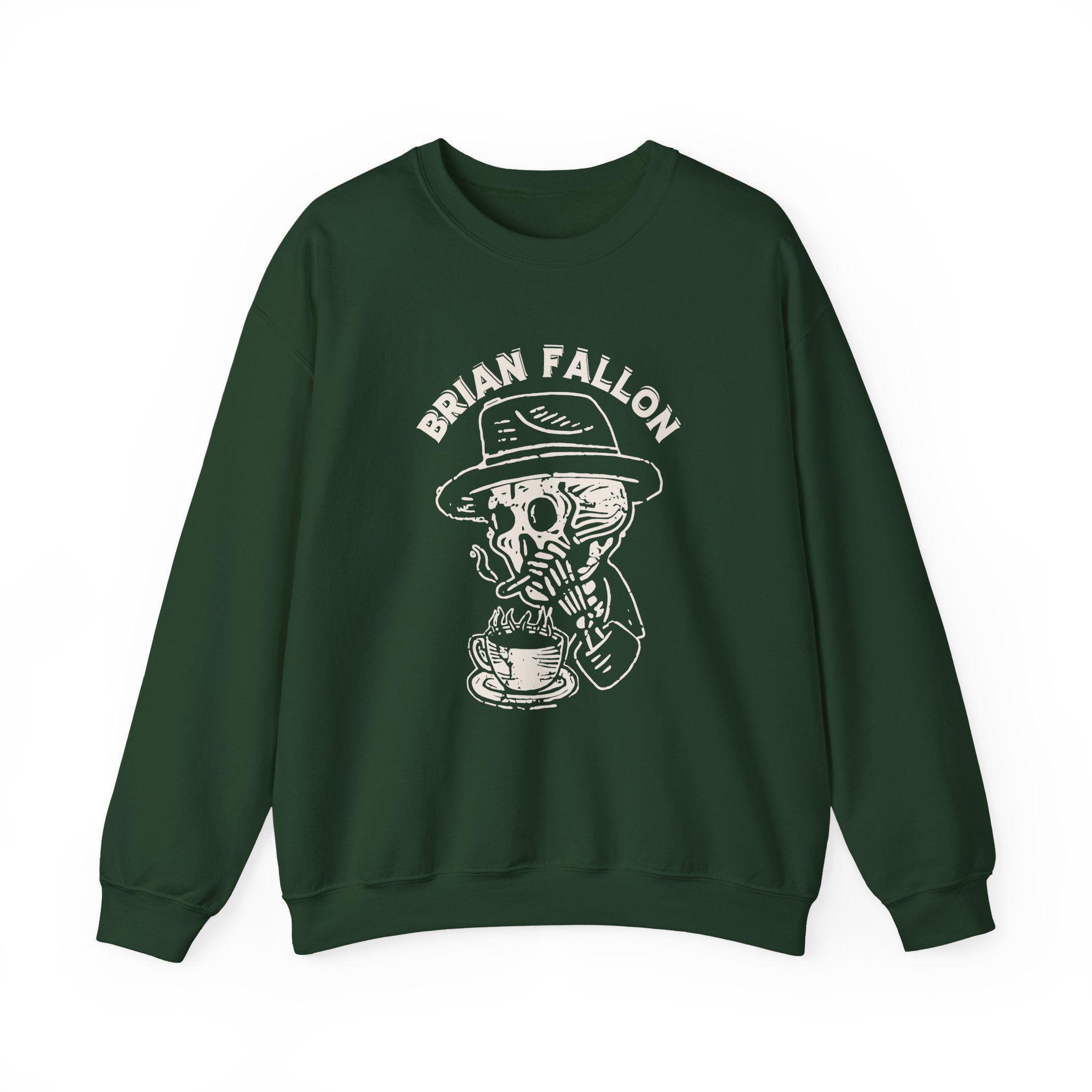 Brian Fallon Smoking Skeleton Unisex Heavy Blendâ„¢ Crewneck Sweatshirt