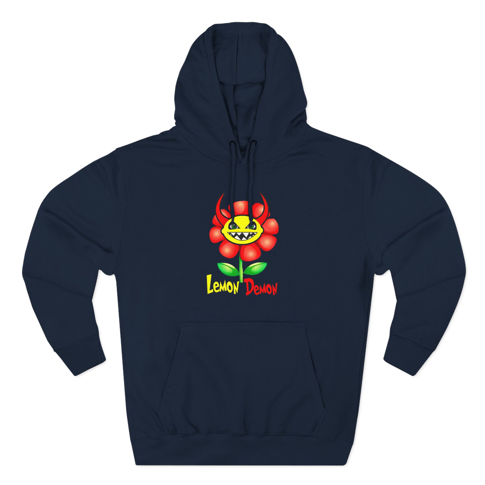 Lemon Demon Flower Three-Panel Fleece Hoodie