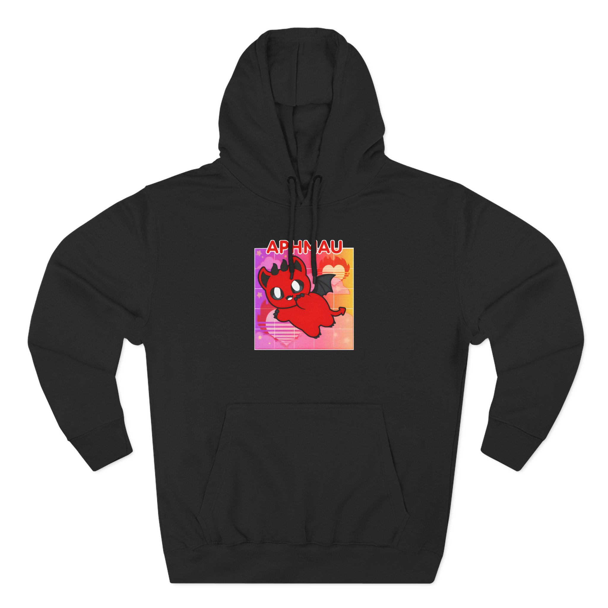 Aphmau Demon Cat Three-Panel Fleece Hoodie