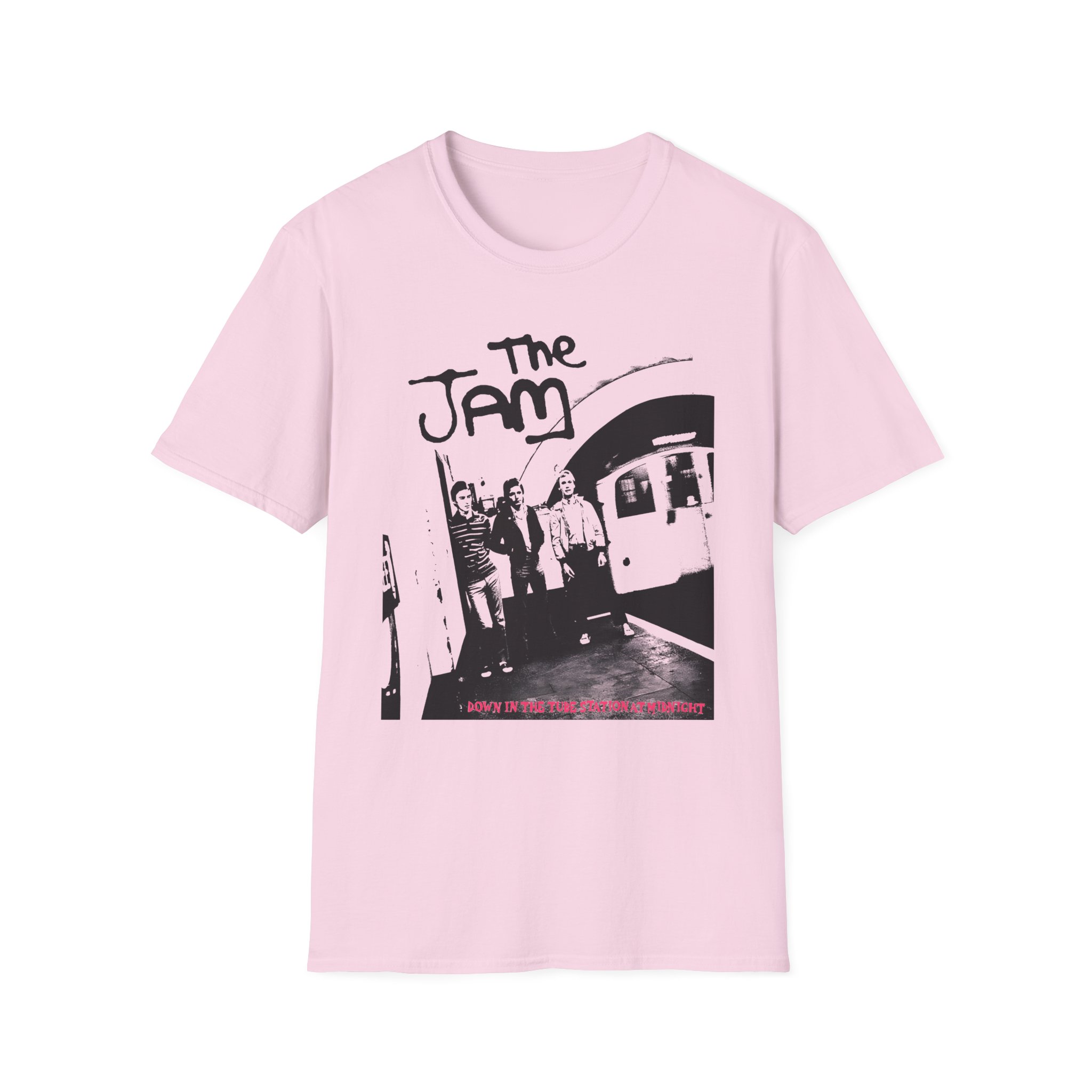 TJ Down at the Tube Station Unisex Softstyle T-Shirt