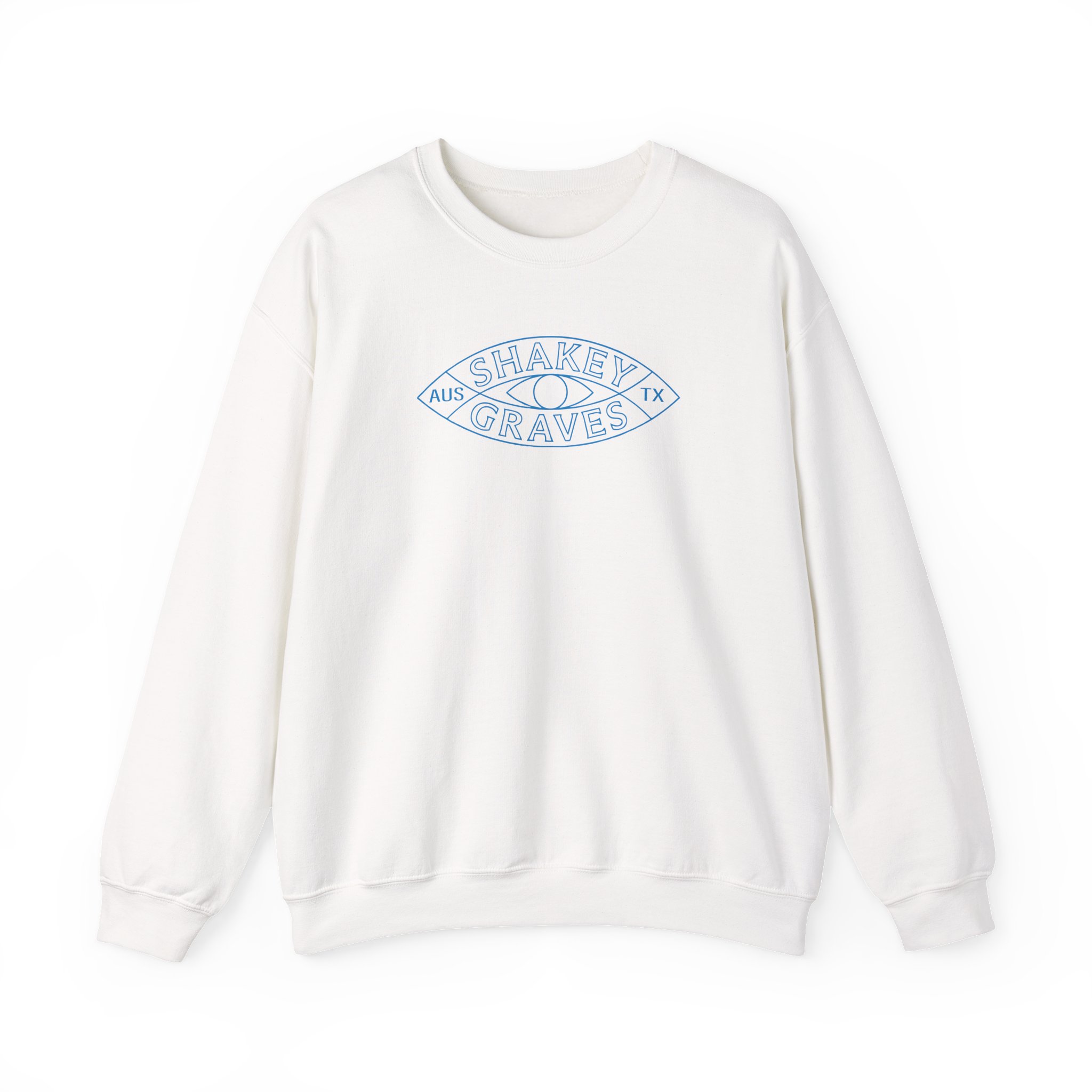 Shakey Graves Evil Eye Unisex Heavy Blendâ„¢ Crewneck Sweatshirt