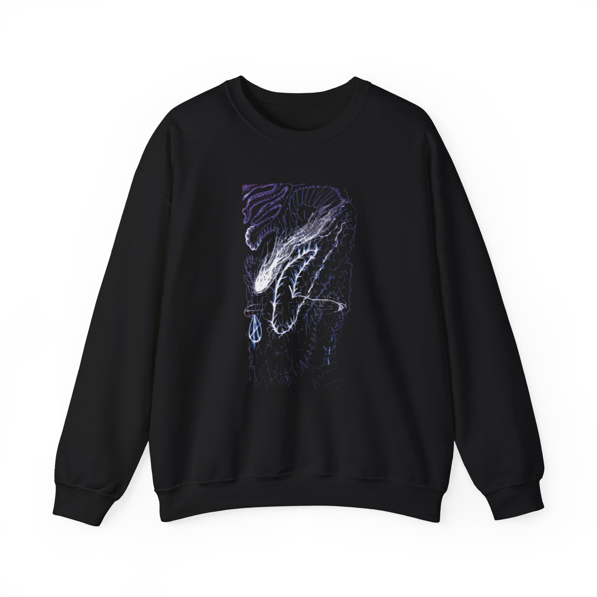Kurt Cobain Ahhhhhh Intestines Unisex Heavy Blendâ„¢ Crewneck Sweatshirt