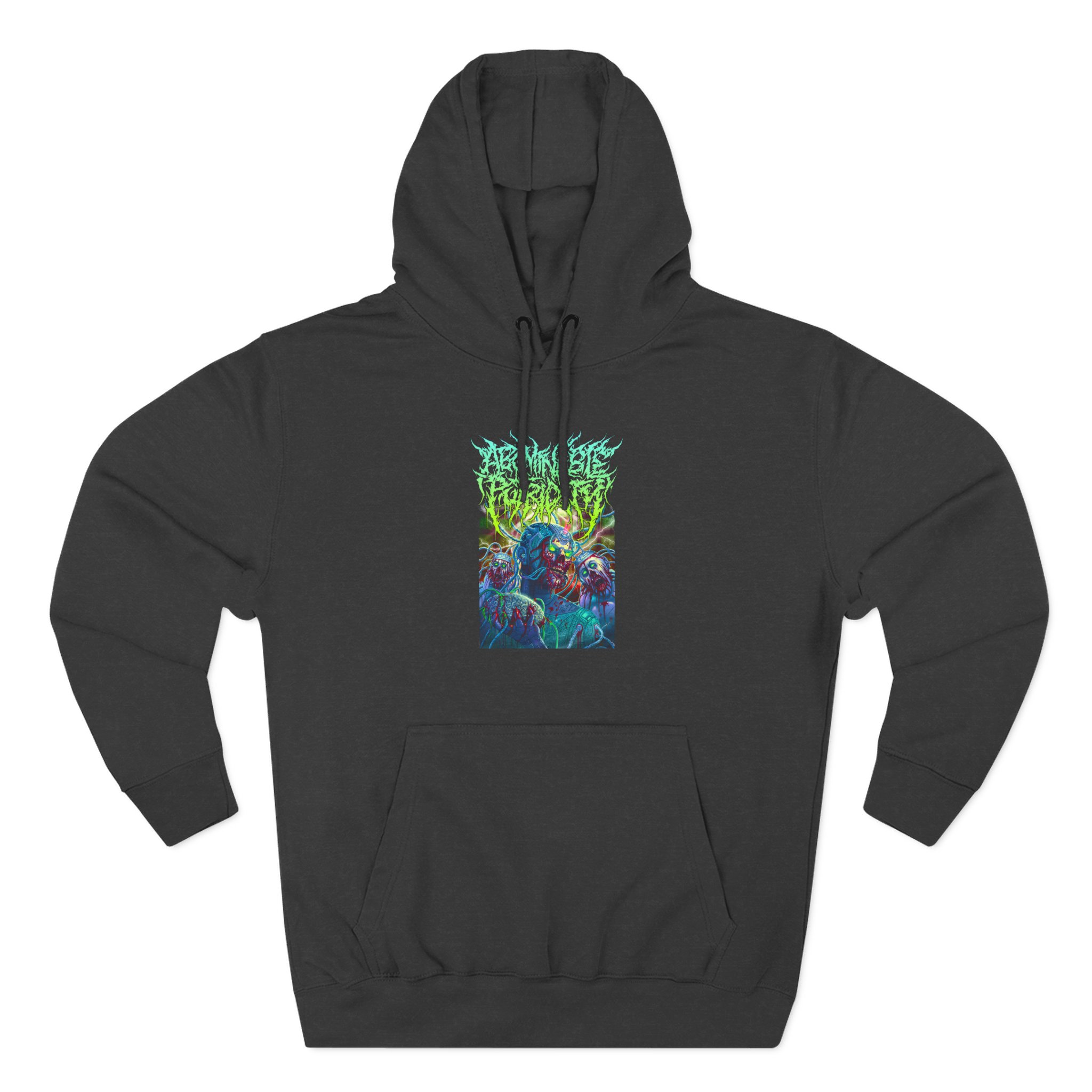 Abominable Putridity Visual Tyranny Three-Panel Fleece Hoodie