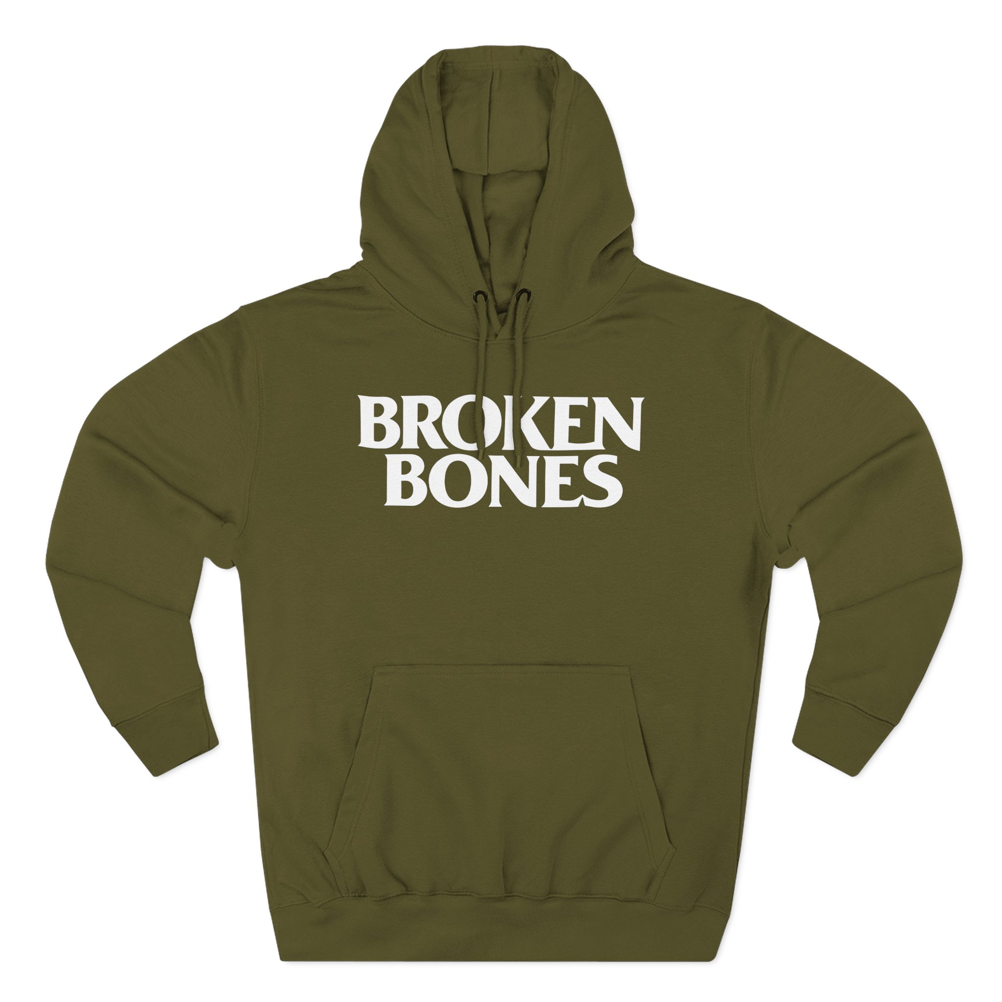 Broken Bones Three-Panel Fleece Hoodie