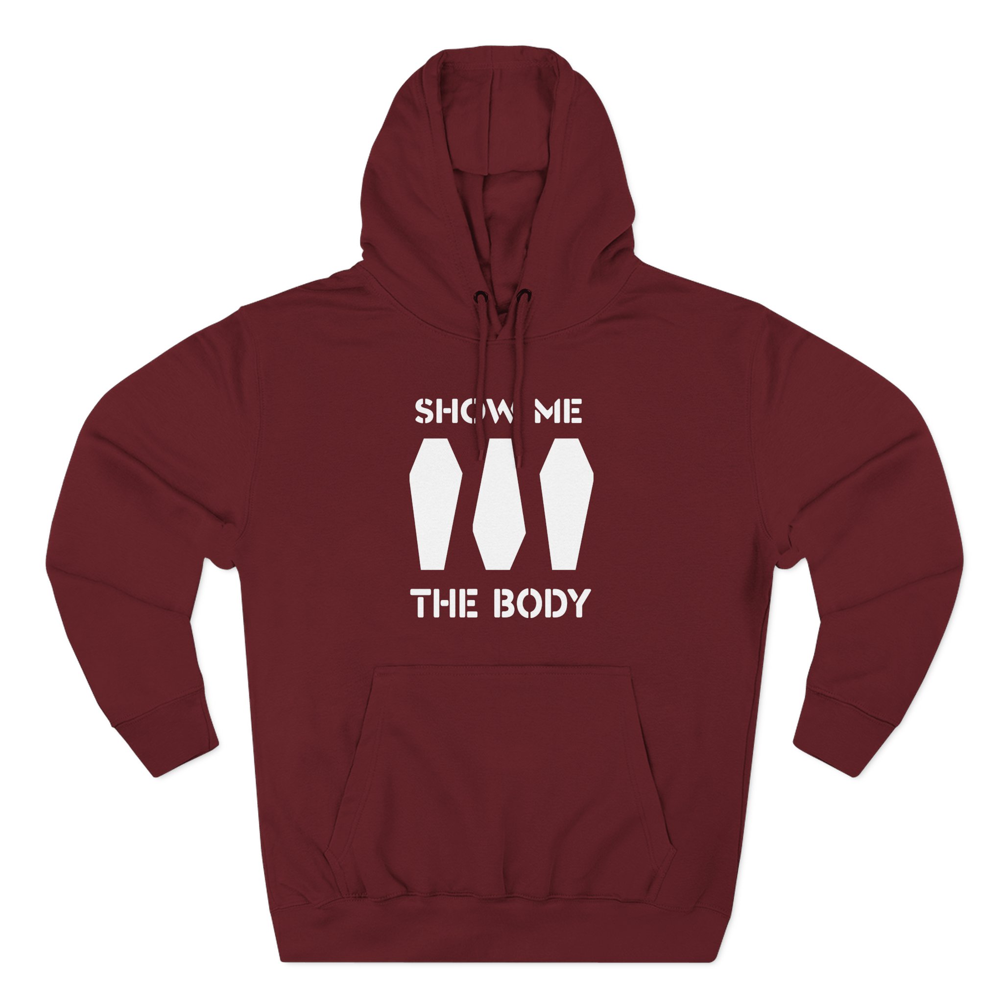 Show Me the Body Coffin Three-Panel Fleece Hoodie