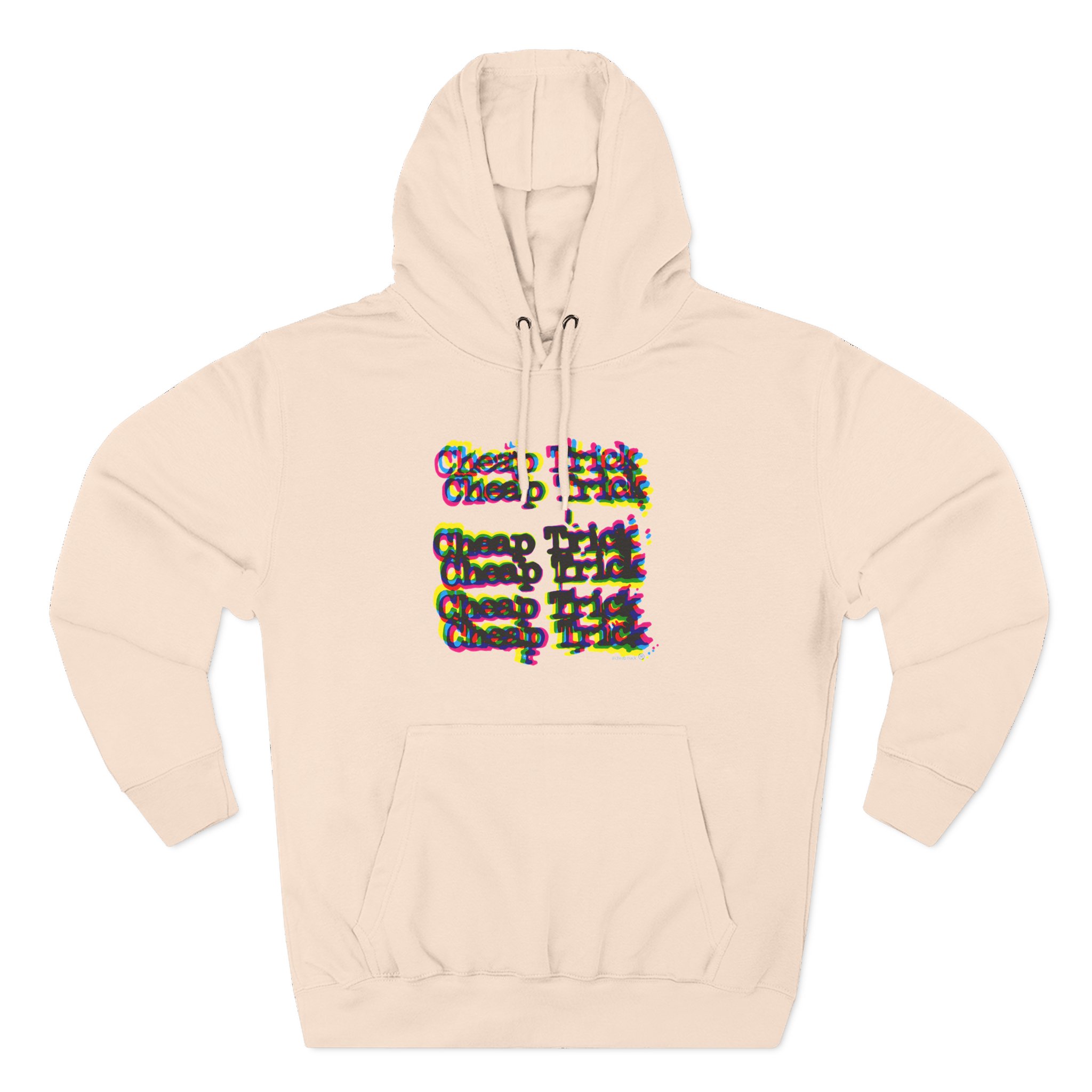 Cheap Trick 3d Logo Three-Panel Fleece Hoodie