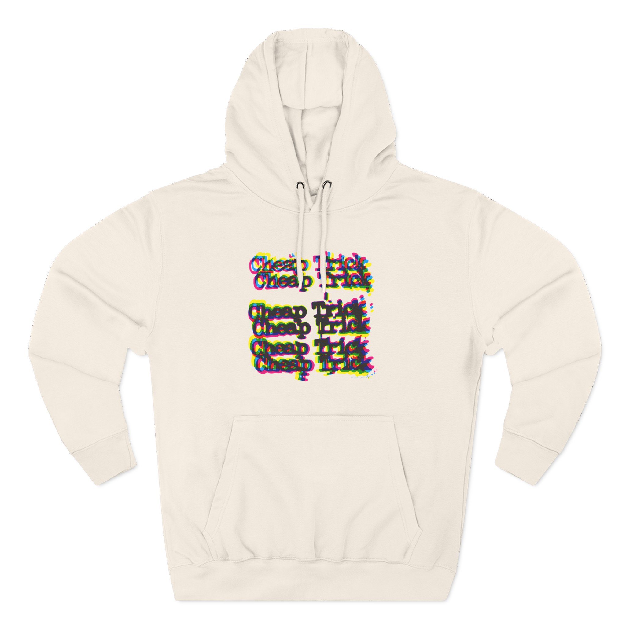 Cheap Trick 3d Logo Three-Panel Fleece Hoodie
