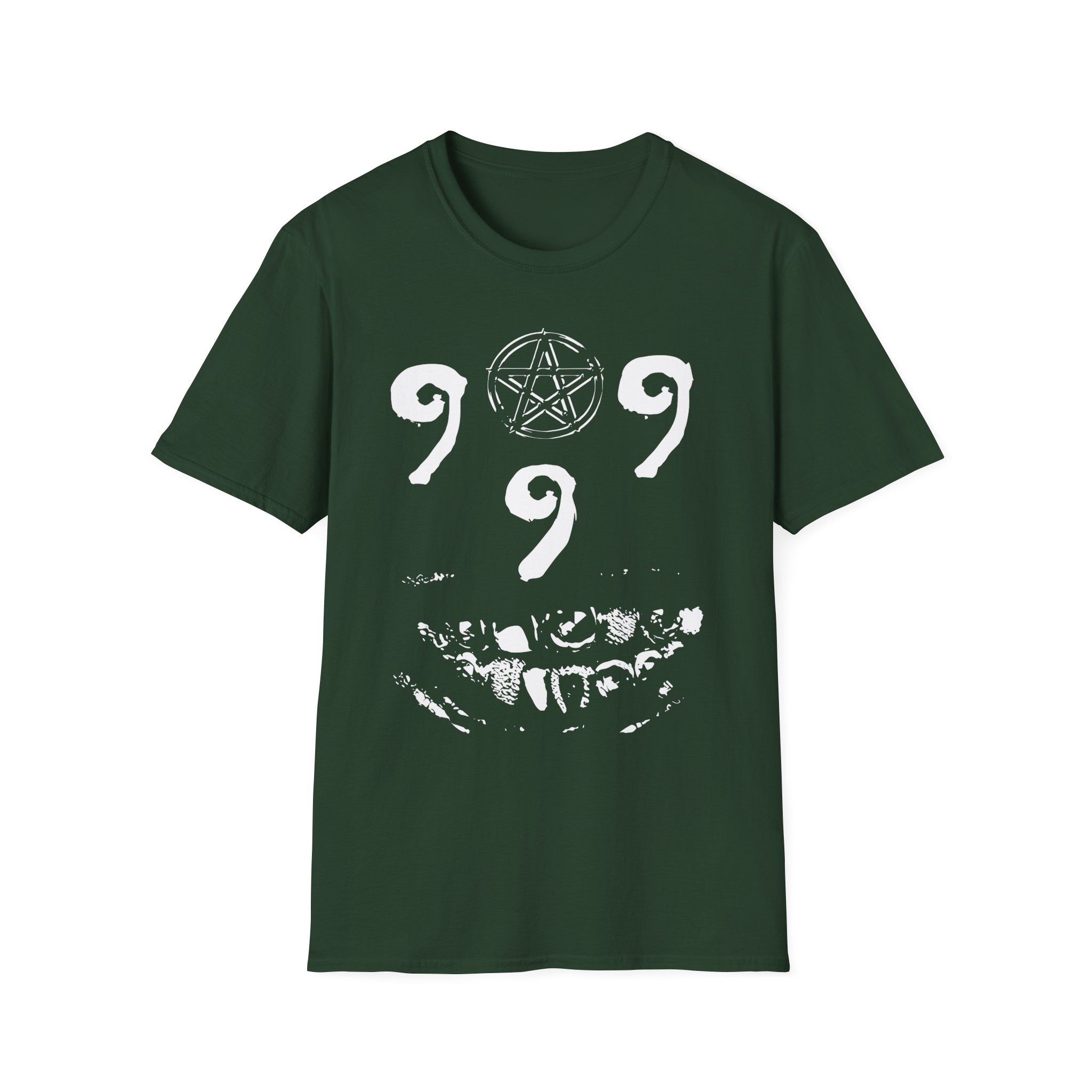 Ho99o9 When a Dog Shows His Teeth Unisex Softstyle T-Shirt