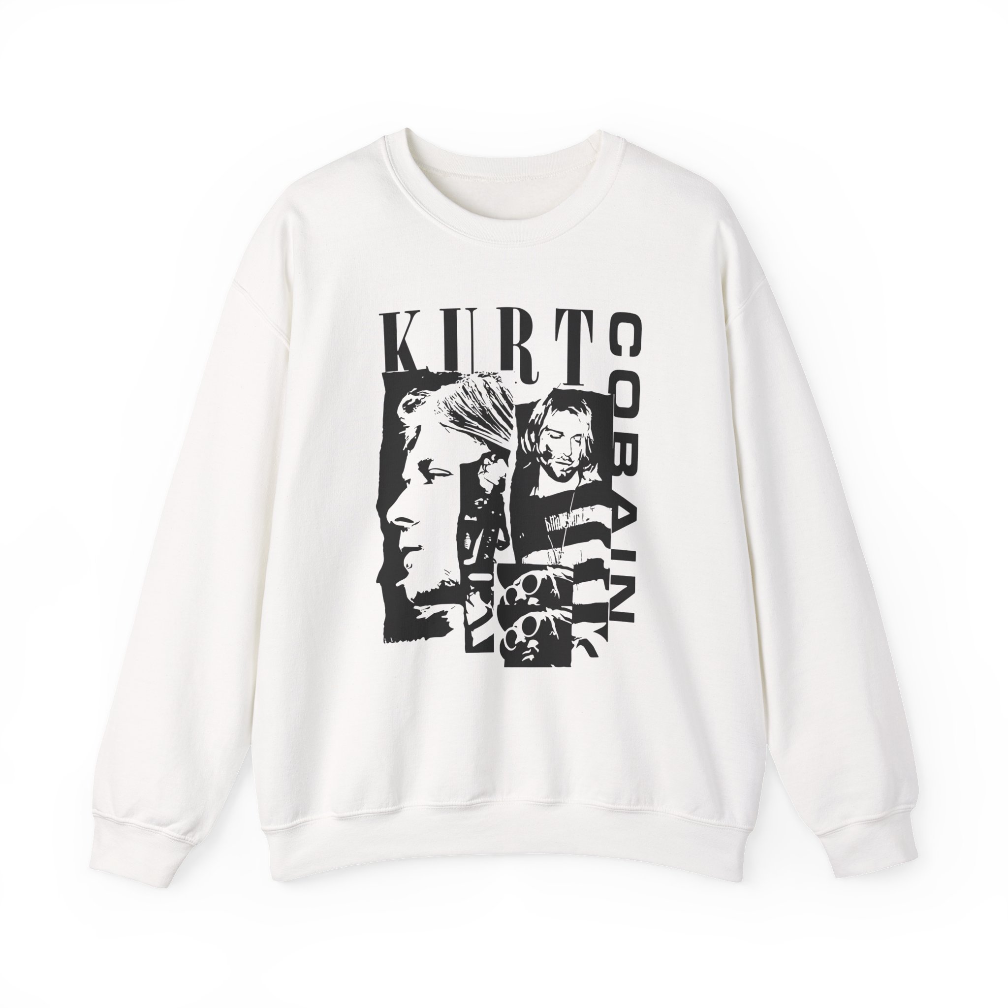 Kurt Cobain Unisex Heavy Blendâ„¢ Crewneck Sweatshirt