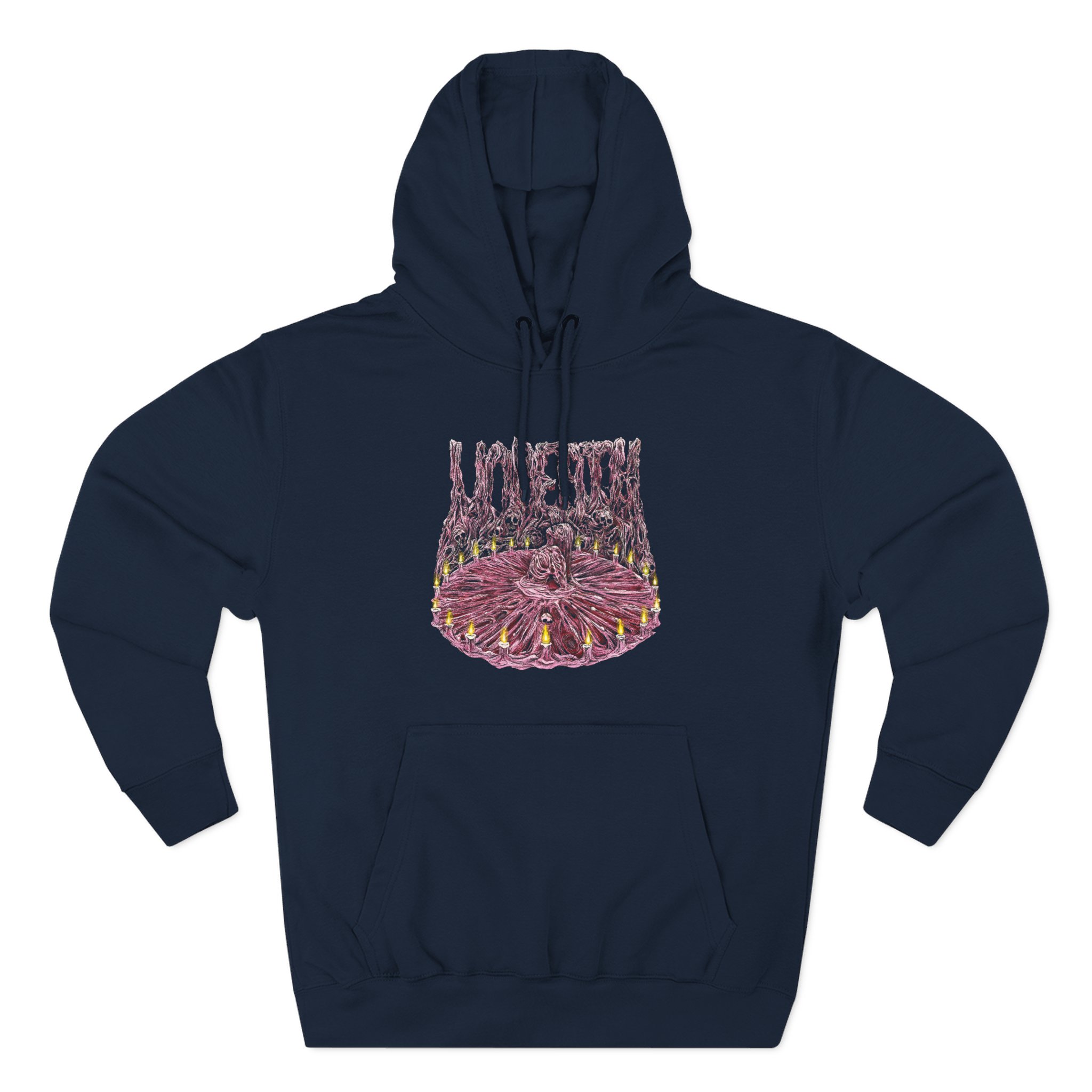Undeath Seance Three-Panel Fleece Hoodie