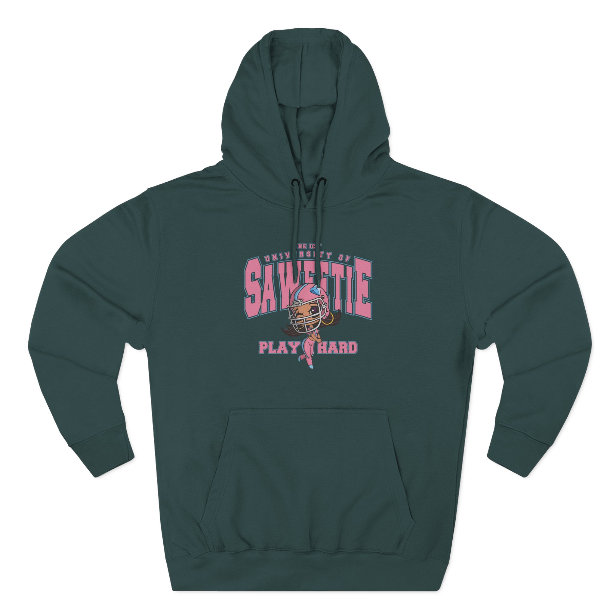 Saweetie the Icy University Three-Panel Fleece Hoodie