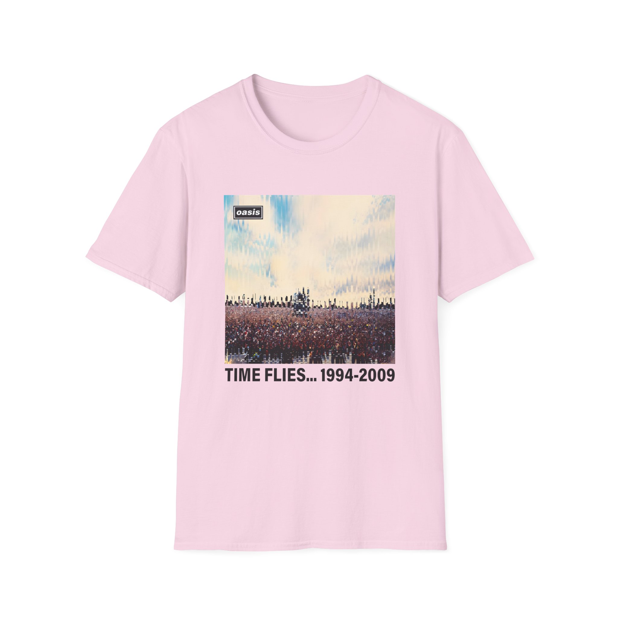 Oasis Time Flies 15th Anniversary Unisex Softstyle T-Shirt