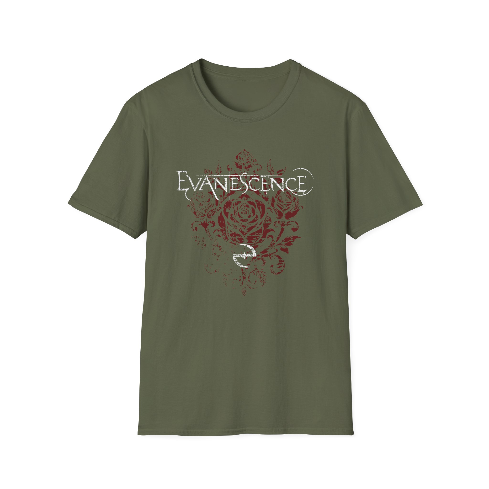 Evanescence Rose Logo Unisex Softstyle T-Shirt