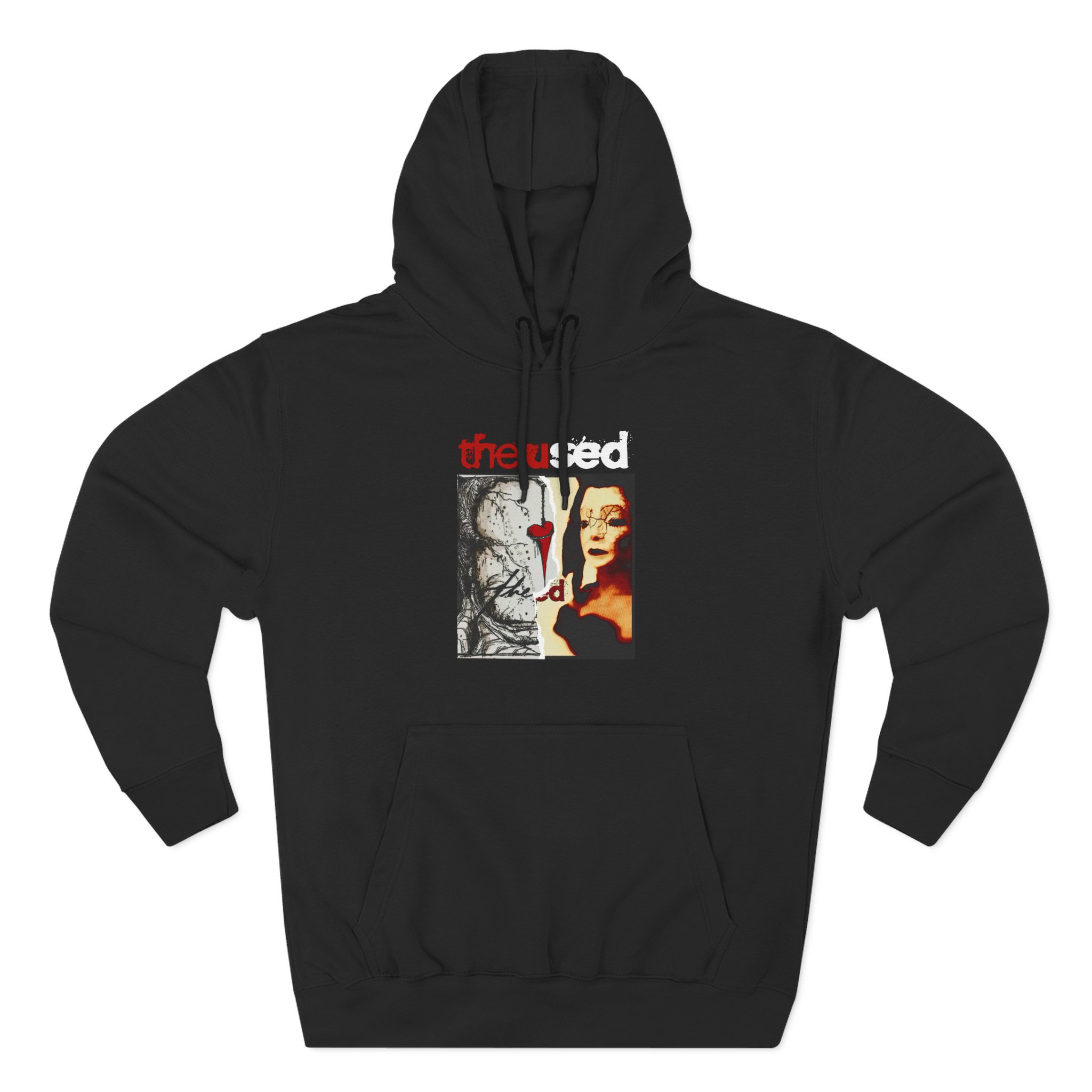 The Used Split Three-Panel Fleece Hoodie