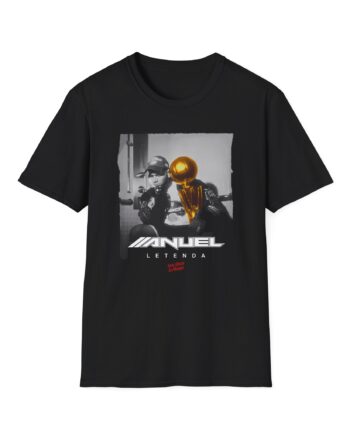 Anuel Aa Leyenda Campeón Negro Camiseta Unisex Softstyle T-Shirt