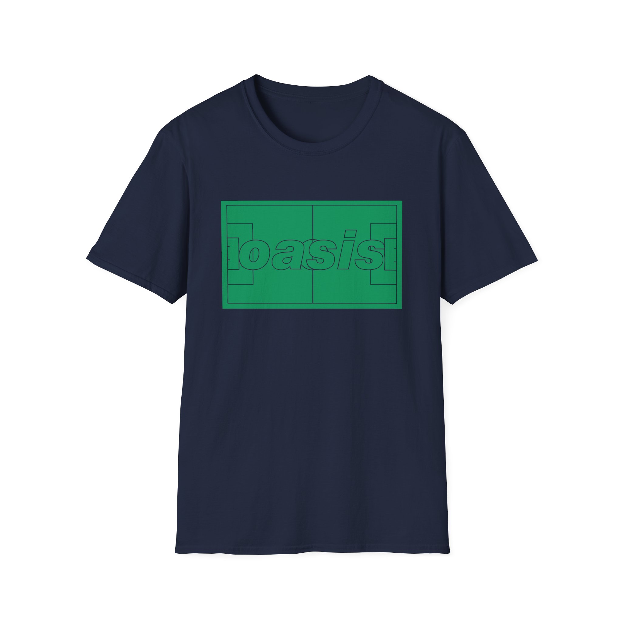 Oasis Logo Pitch Unisex Softstyle T-Shirt
