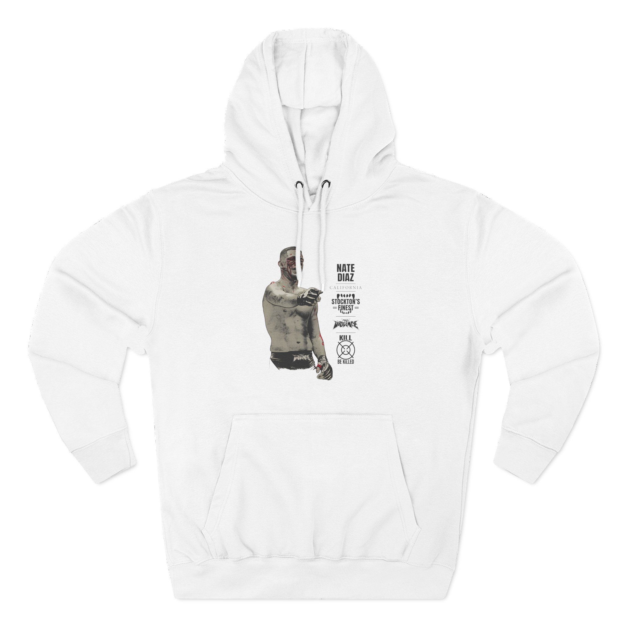 Nate Diaz Stockton's Finest Three-Panel Fleece Hoodie