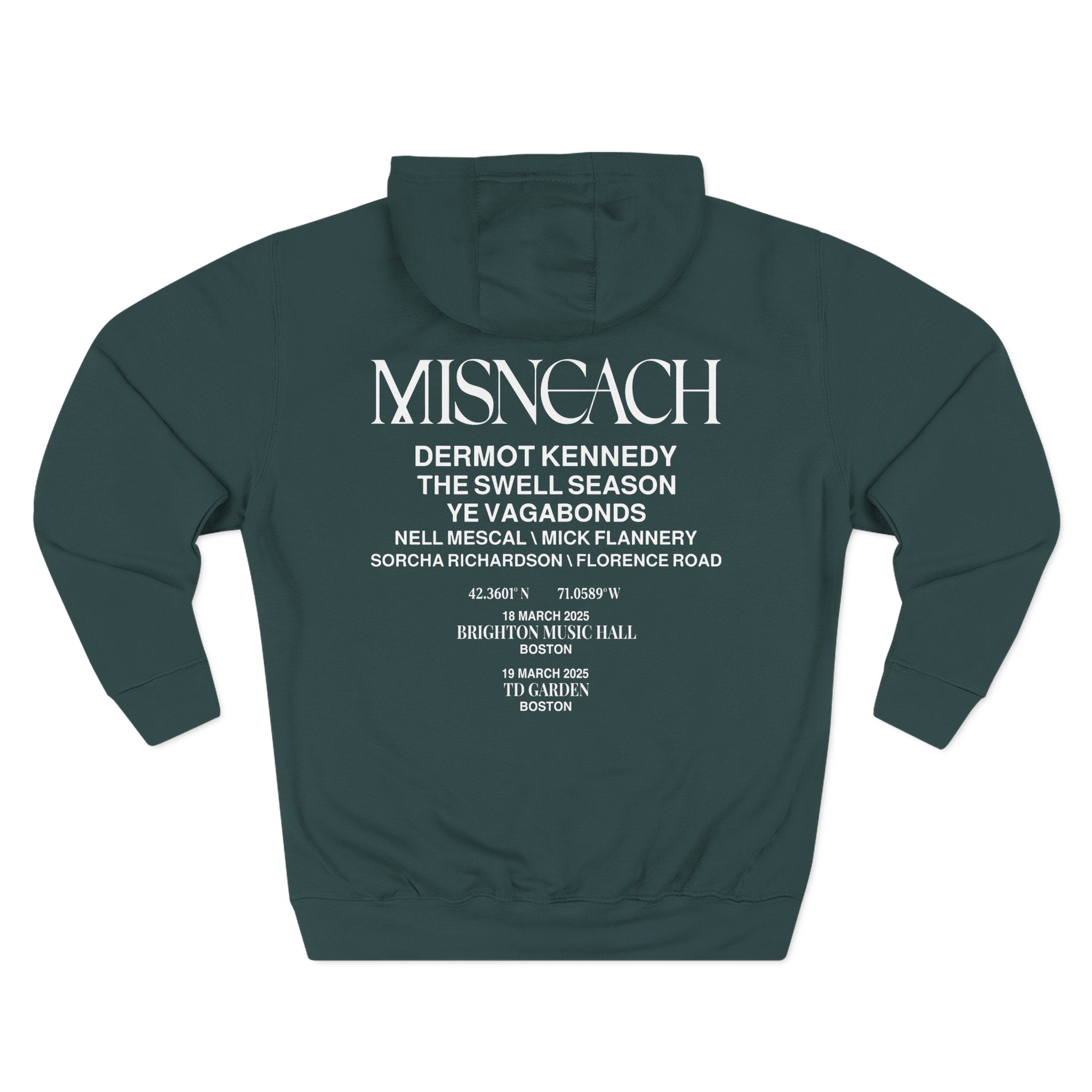 Dermot Kennedy Misneach Festival Three-Panel Fleece Hoodie