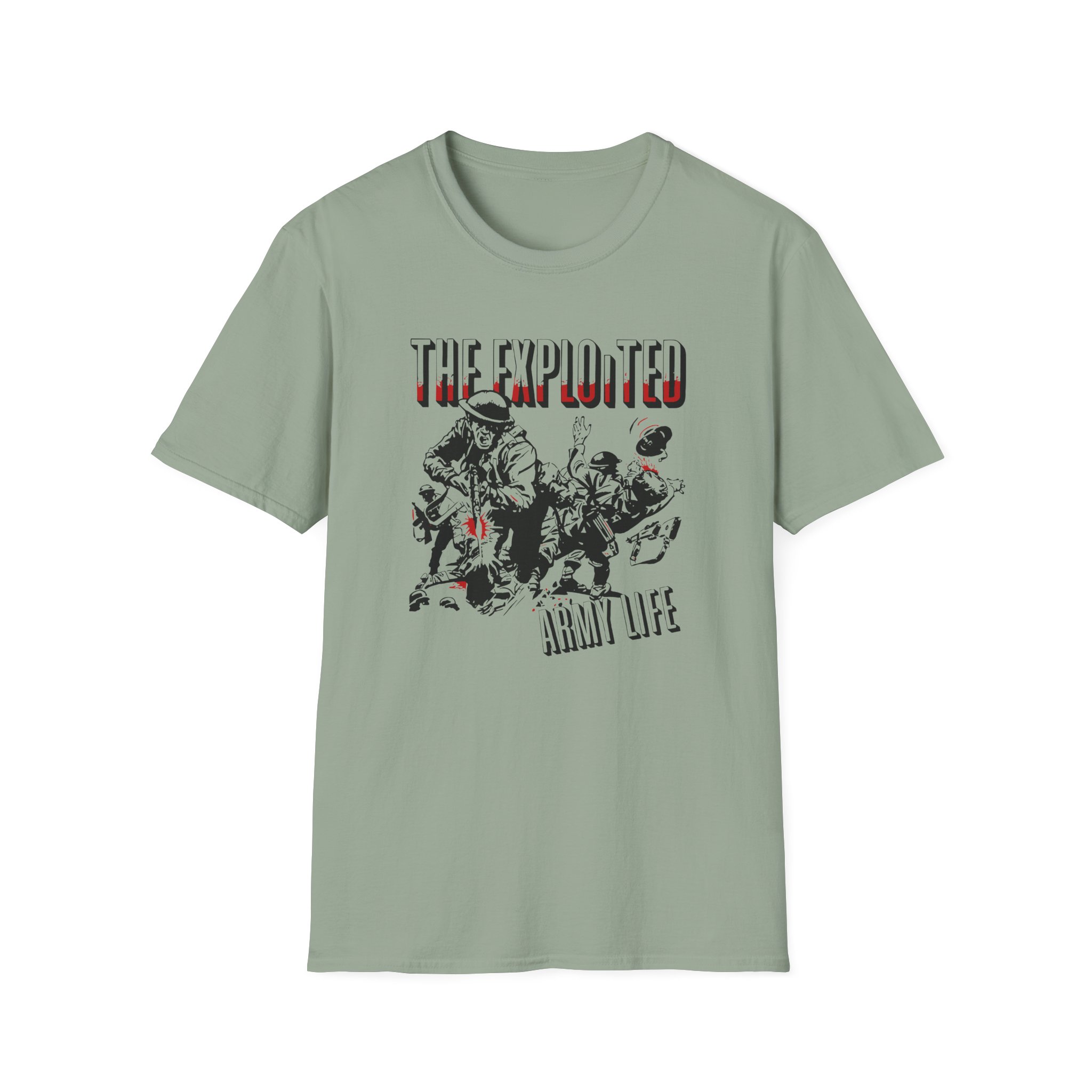 The Exploited Army Life Unisex Softstyle T-Shirt