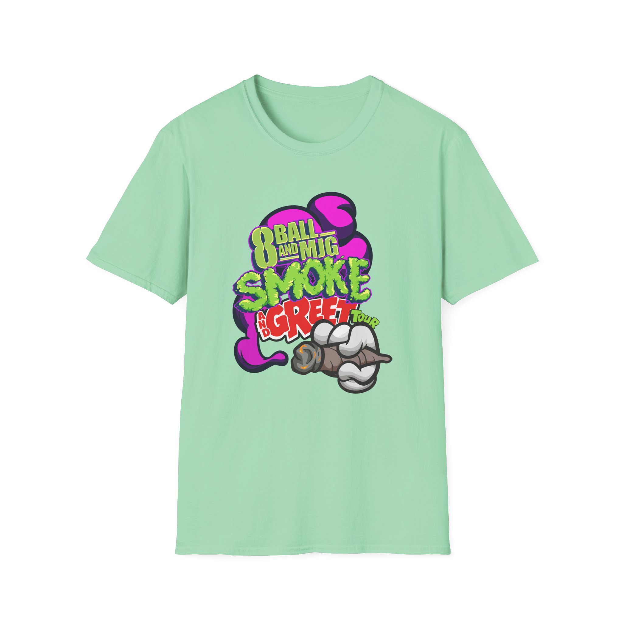 8ball Mjg Unisex Softstyle T-Shirt