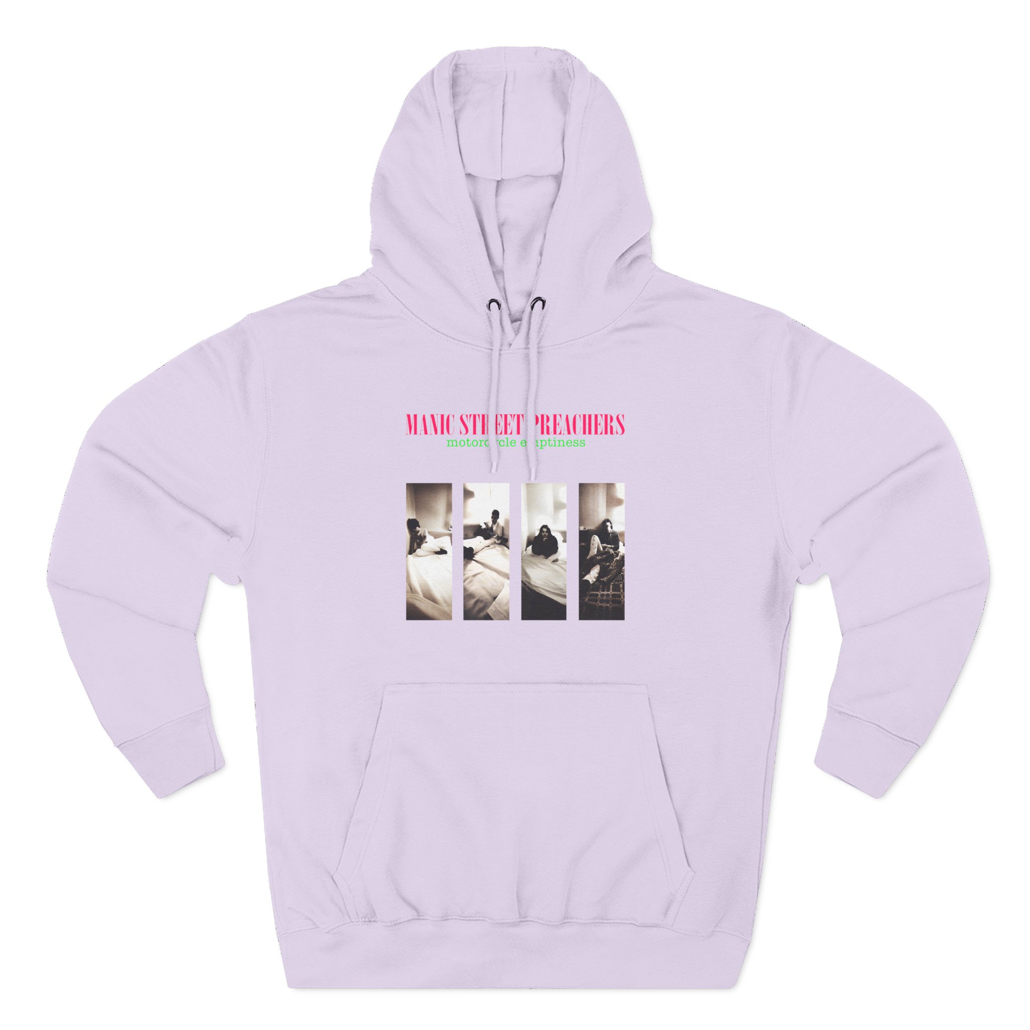 Manic Street Preachers Motorcycle Emptiness Photo Lilac Three-Panel Fleece Hoodie