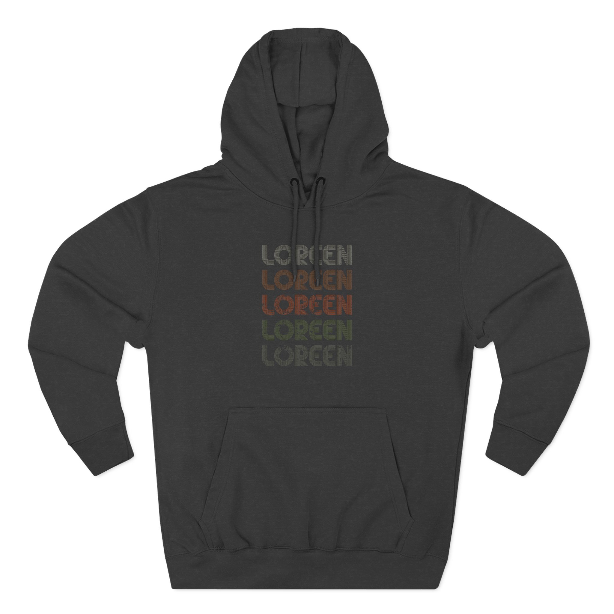 Loreen Three-Panel Fleece Hoodie