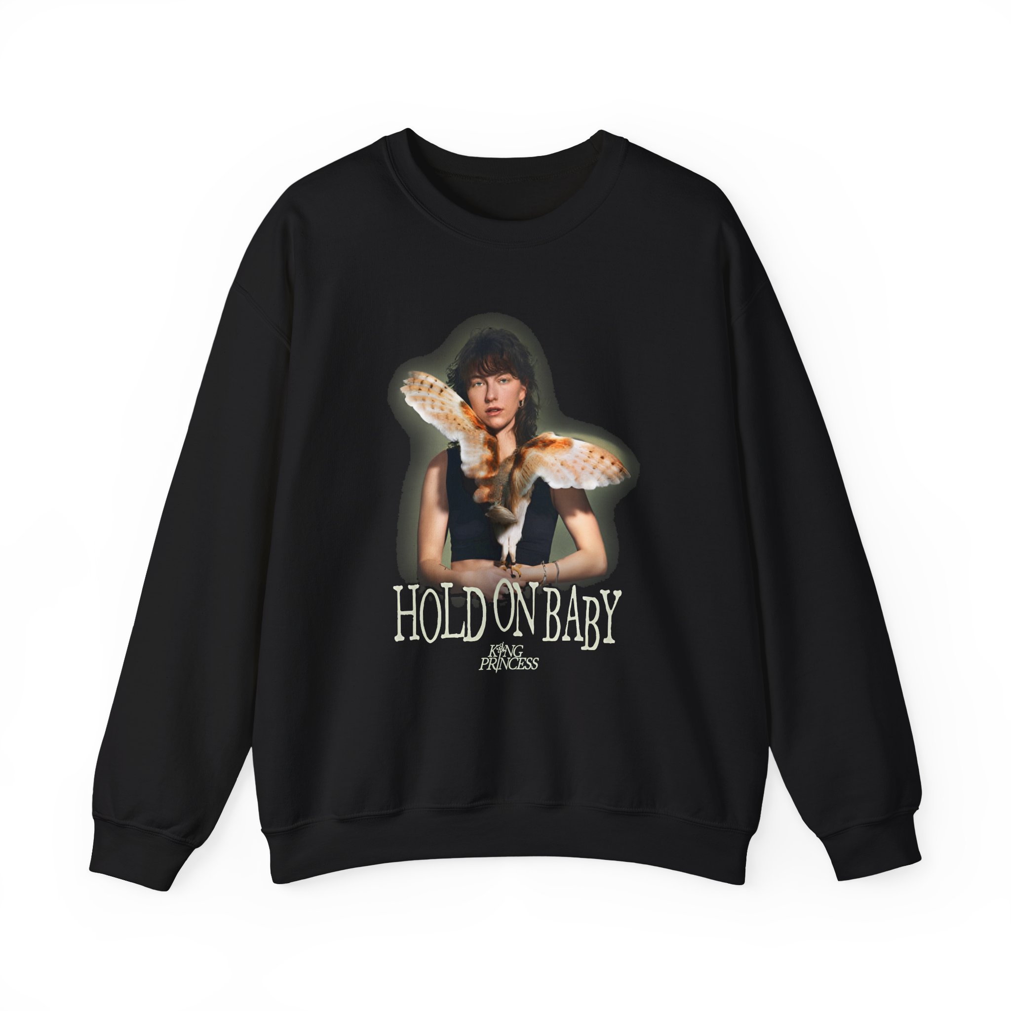 King Princess Hold on Baby Unisex Heavy Blendâ„¢ Crewneck Sweatshirt