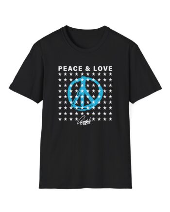 Ringo Starr Peace & Love Stars Unisex Softstyle T-Shirt