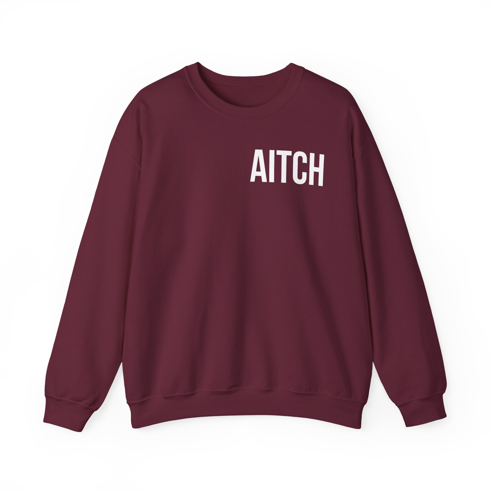 Aitch Pocket Logo Unisex Heavy Blendâ„¢ Crewneck Sweatshirt
