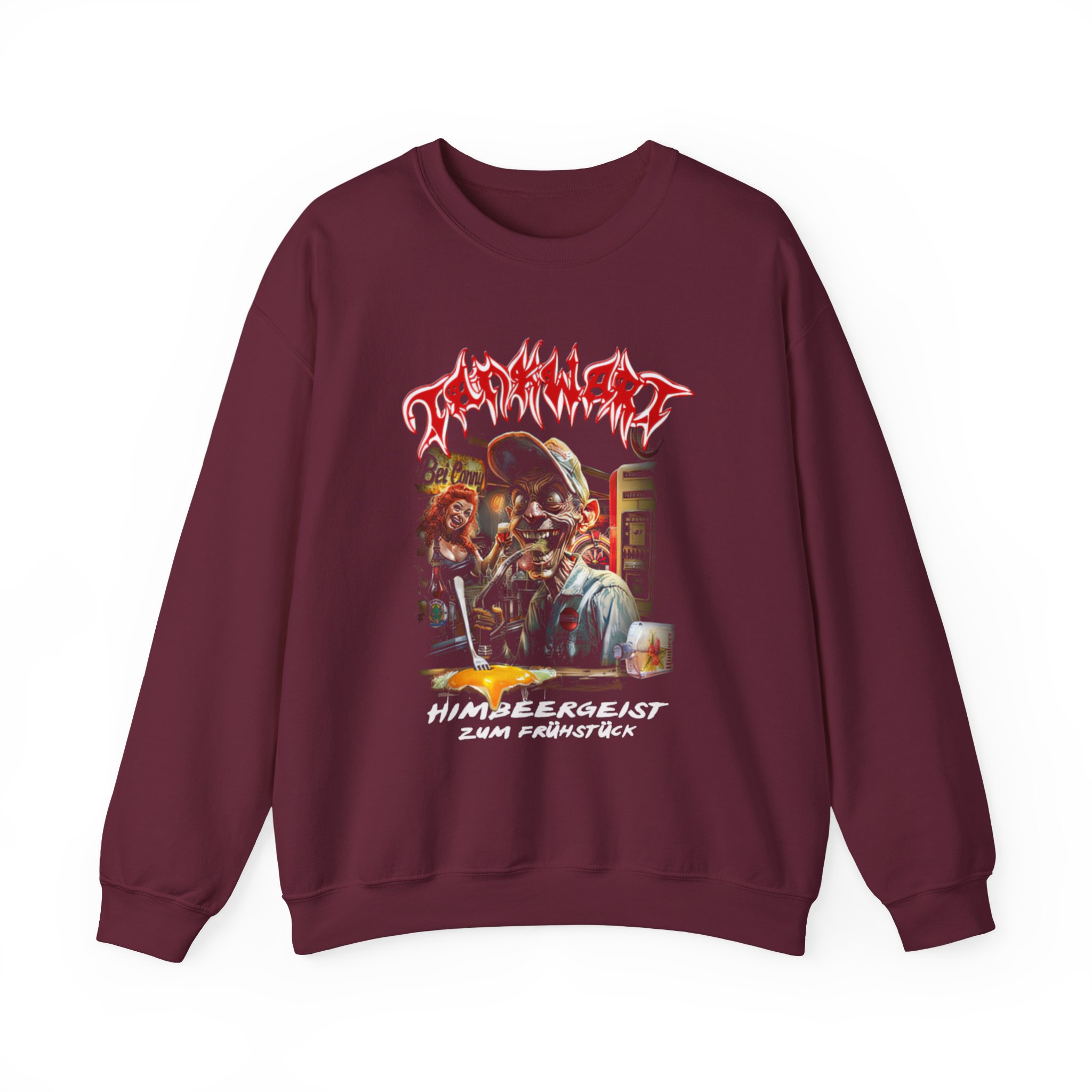 Tankard Himbeergeist Zum Frühstück Unisex Heavy Blend™ Crewneck Sweatshirt