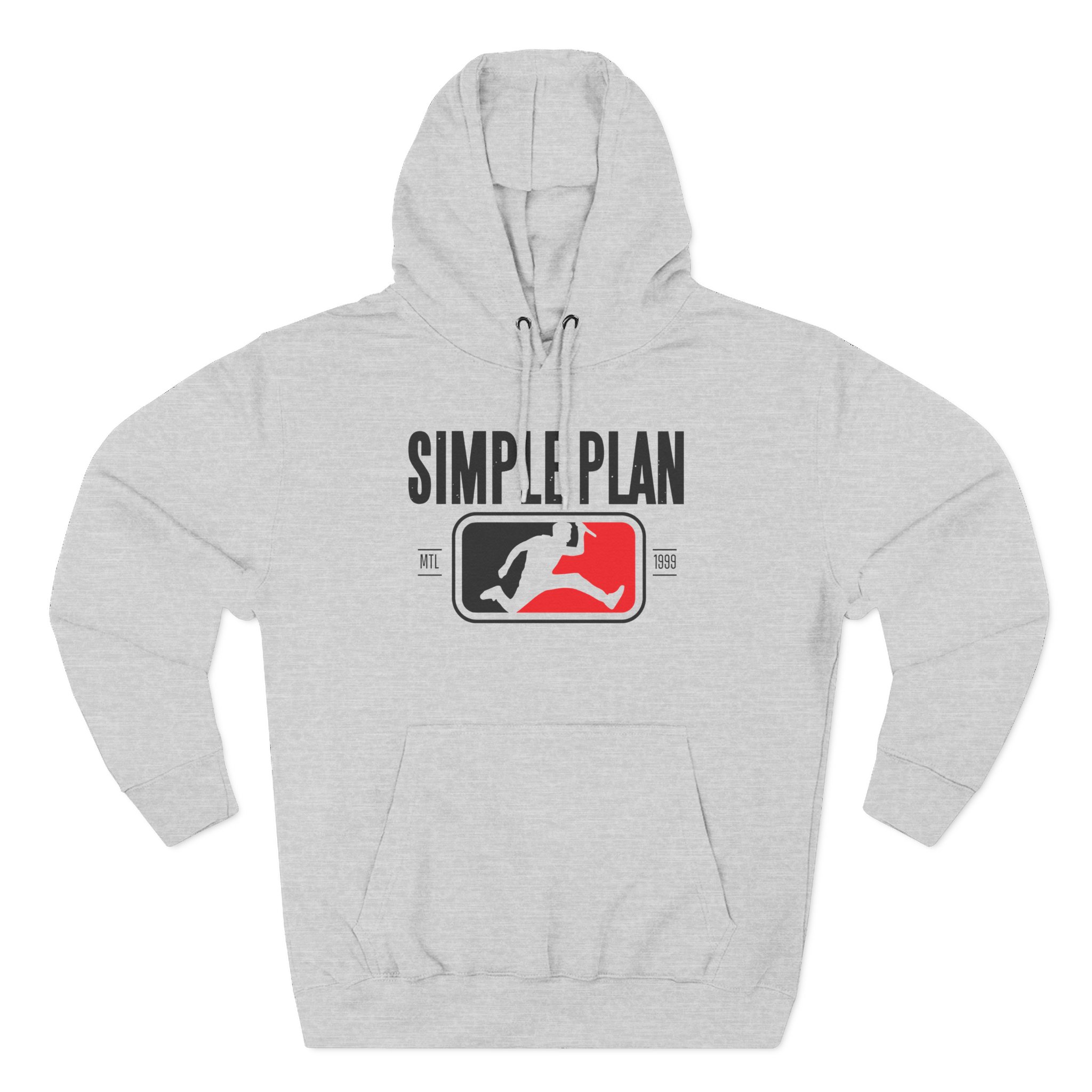 Simple Plan Three-Panel Fleece Hoodie