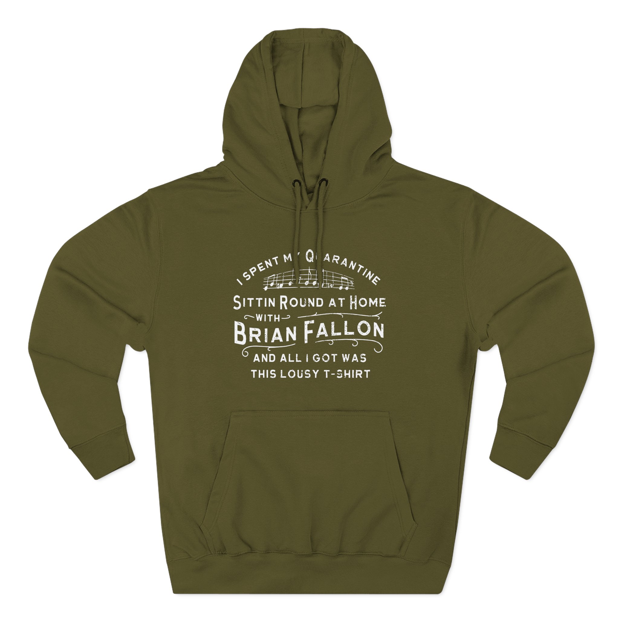Brian Fallon Sittin Round Three-Panel Fleece Hoodie