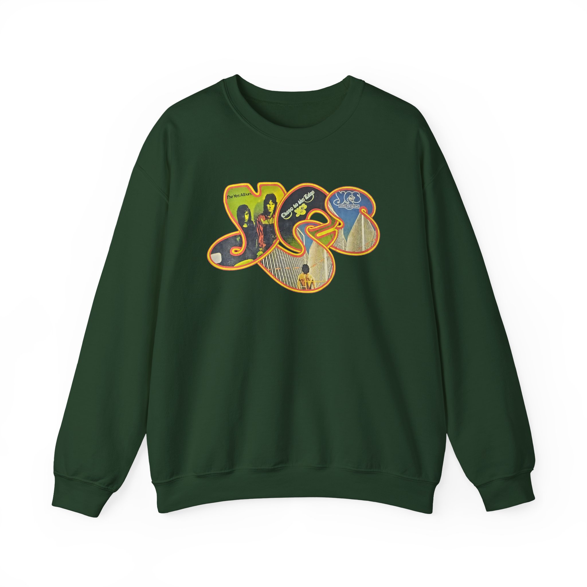 Yes Album Close to the Edge Going For the One Unisex Heavy Blendâ„¢ Crewneck Sweatshirt