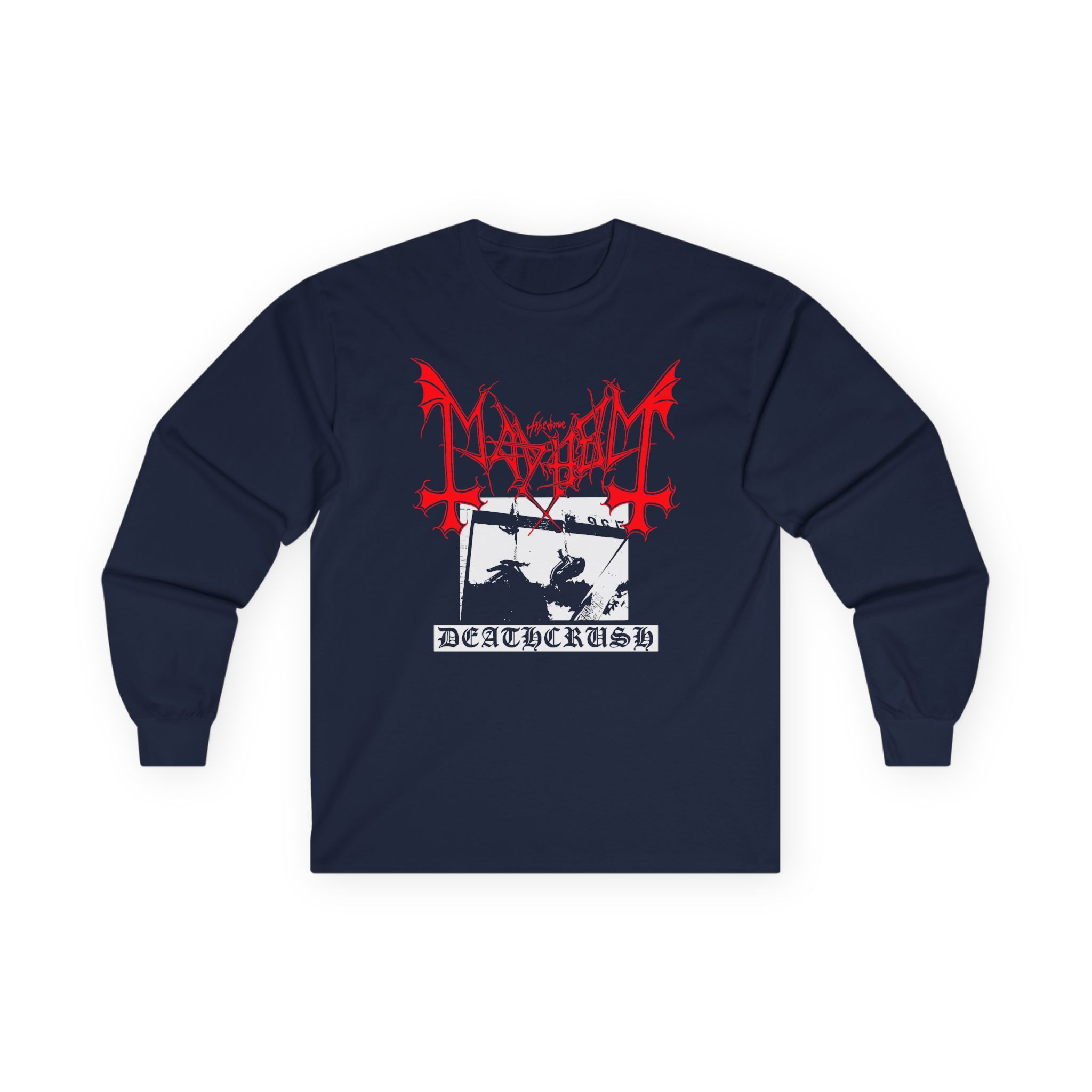 Mayhem Deathcrush Unisex Ultra Cotton Long Sleeve Tee