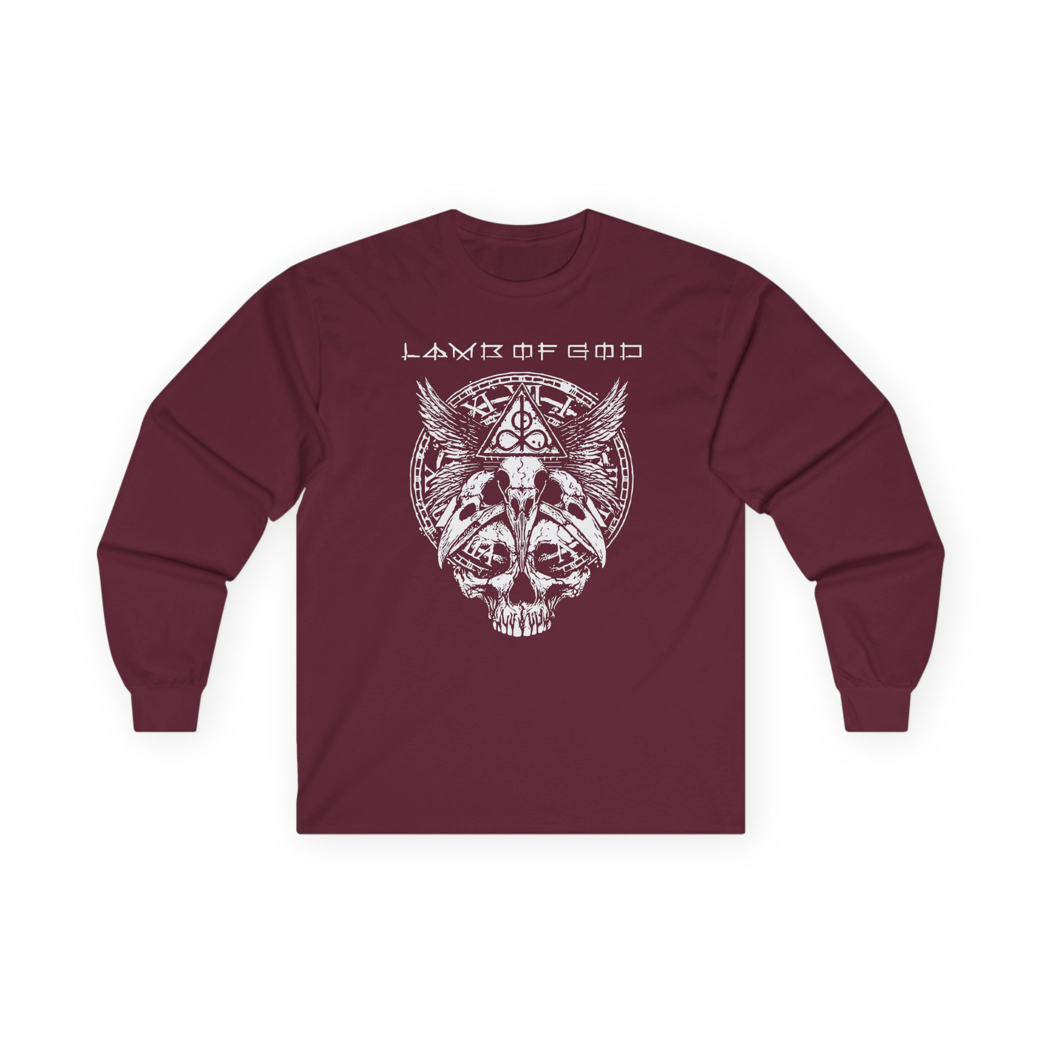 Lamb of God Time Skull Unisex Ultra Cotton Long Sleeve Tee