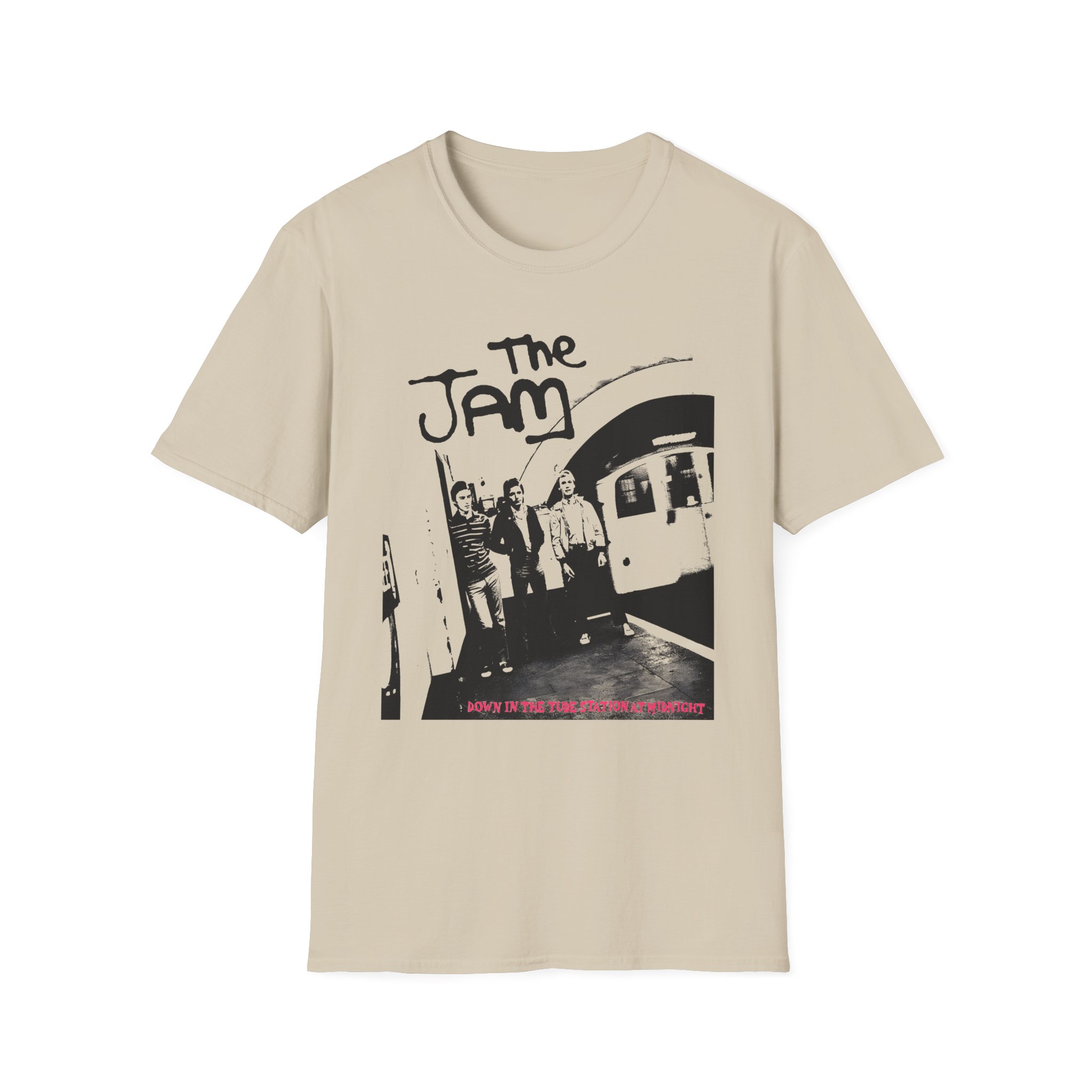 TJ Down at the Tube Station Unisex Softstyle T-Shirt