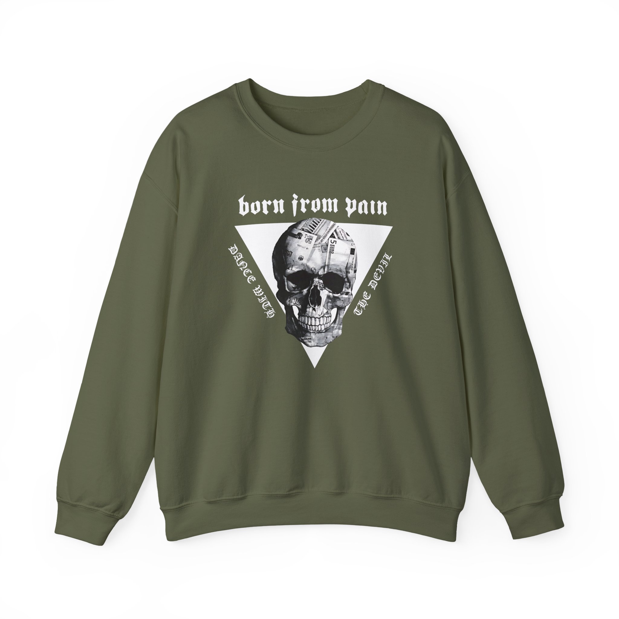 Born From Pain Dance With the Devil Unisex Heavy Blendâ„¢ Crewneck Sweatshirt