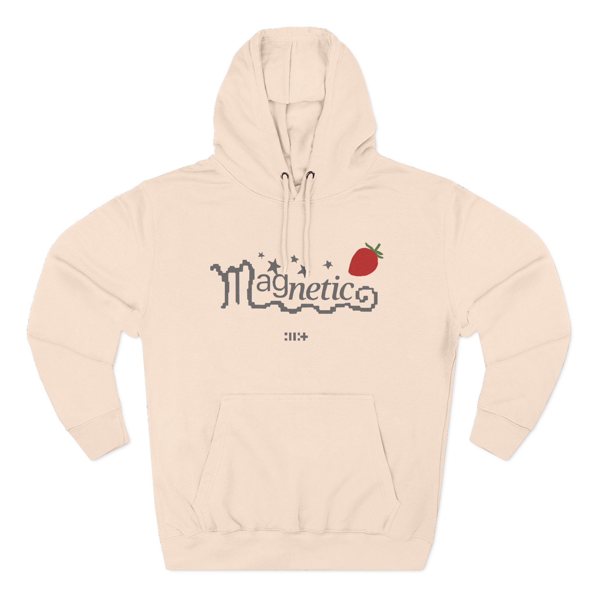 ILLIT Magnetic Logo Three-Panel Fleece Hoodie