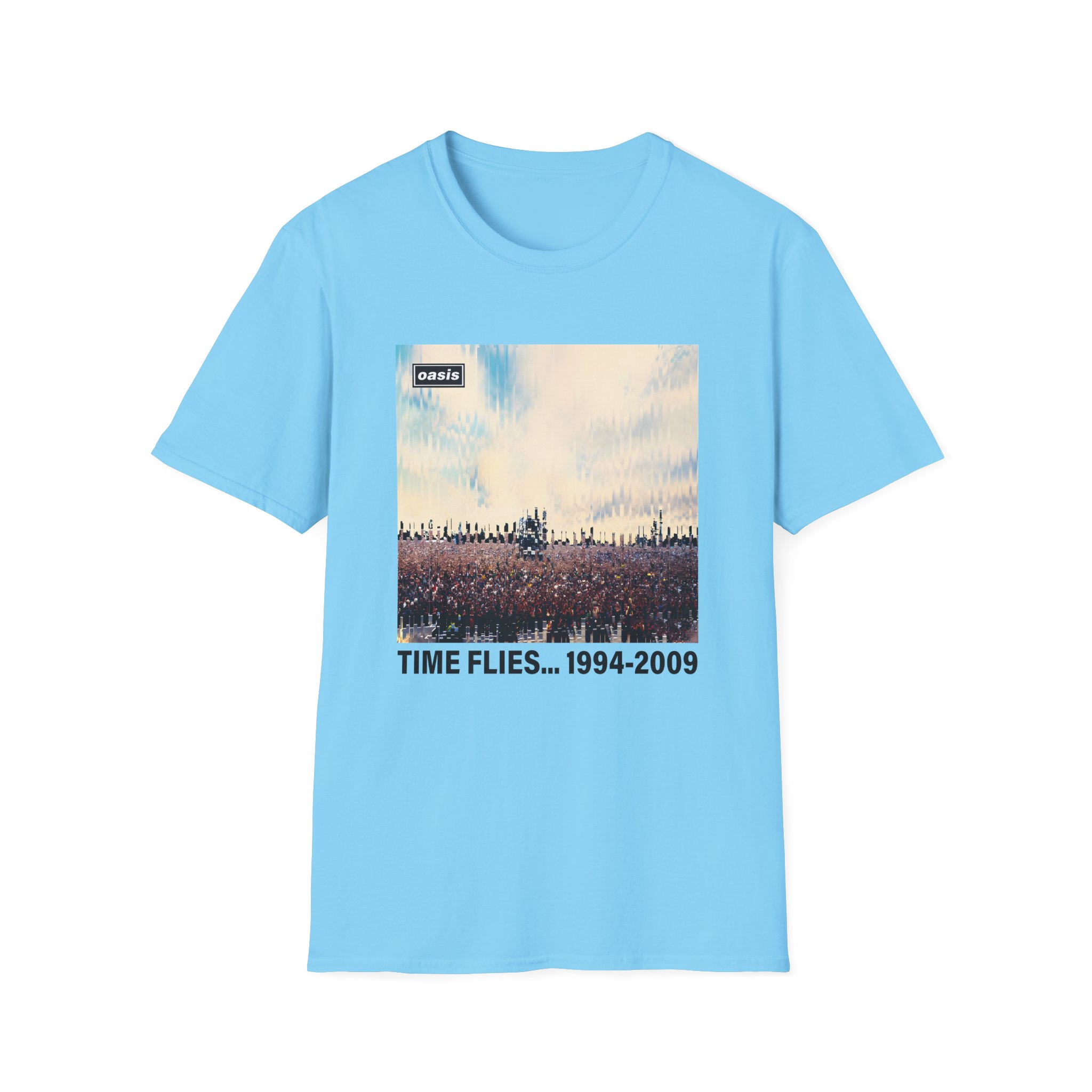 Oasis Time Flies 15th Anniversary Unisex Softstyle T-Shirt