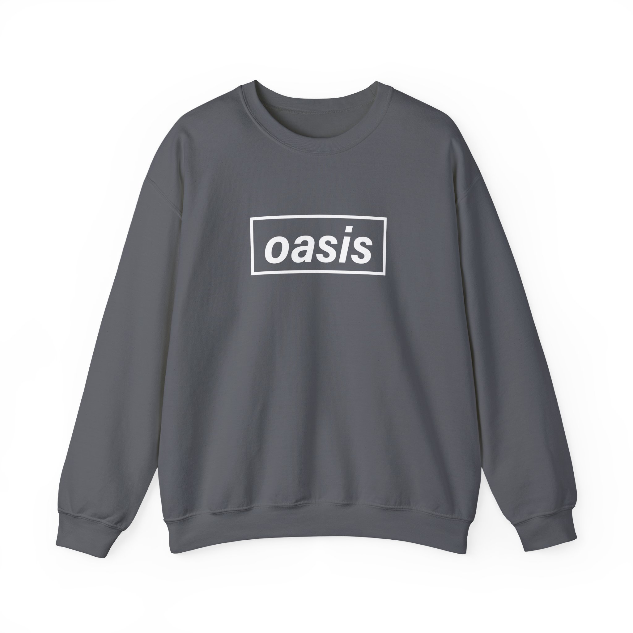 Oasis Decca Logo Unisex Heavy Blendâ„¢ Crewneck Sweatshirt