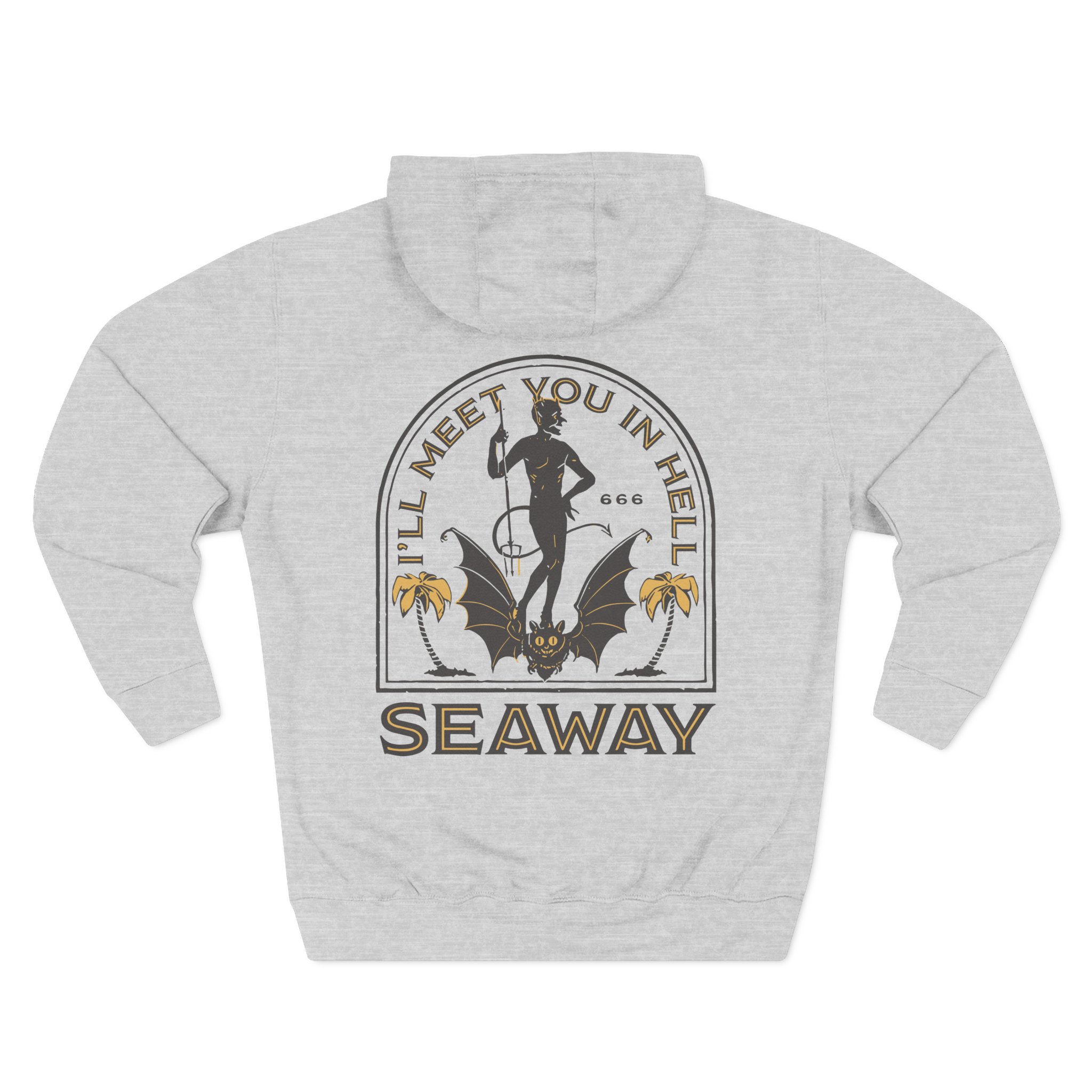 Seaway Hell Three-Panel Fleece Hoodie