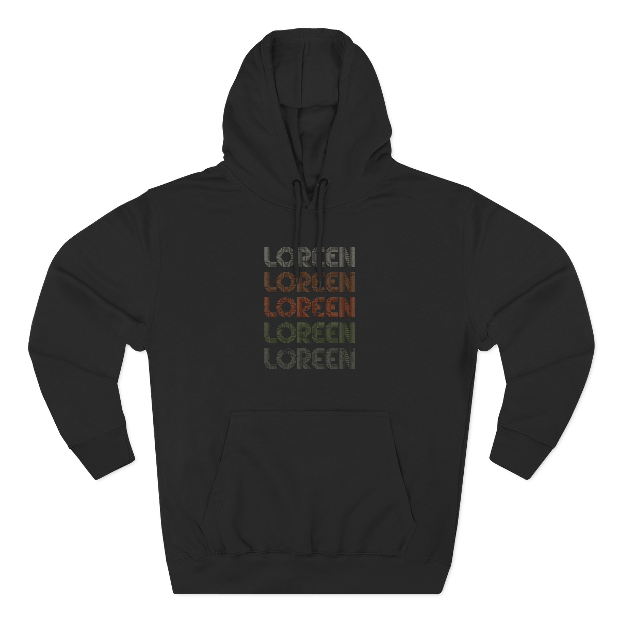 Loreen Three-Panel Fleece Hoodie
